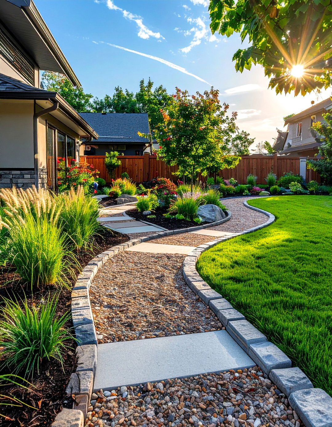 Permeable Paving Pathways - 25 Dog Friendly Landscaping Ideas for Pet Owners