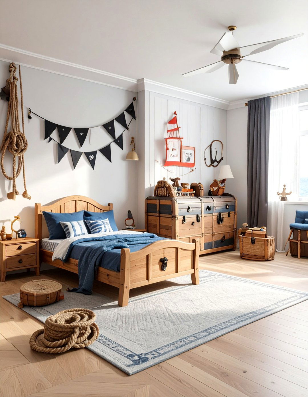 Pirate Ship Adventure Quarters - 40 Boys Room Ideas for a Fun and Functional Space