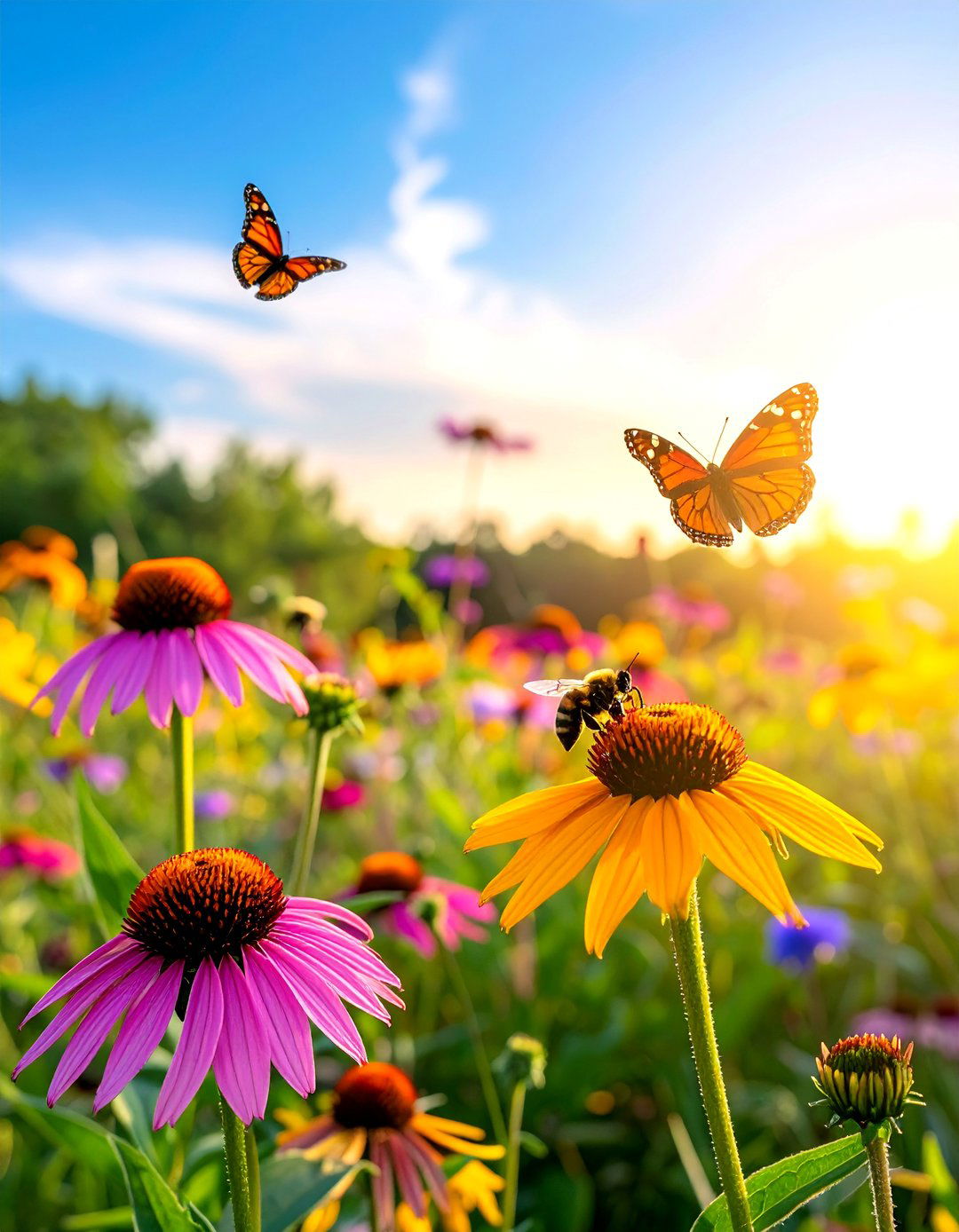 Pollinator Friendly Flower Garden - 30 Flower Garden Ideas to Transform Your Outdoor Space