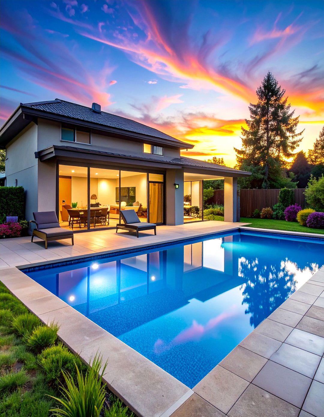 Pool with Smart Water Management Systems - 40 Backyard Pool Ideas for a Refreshing Summer Oasis