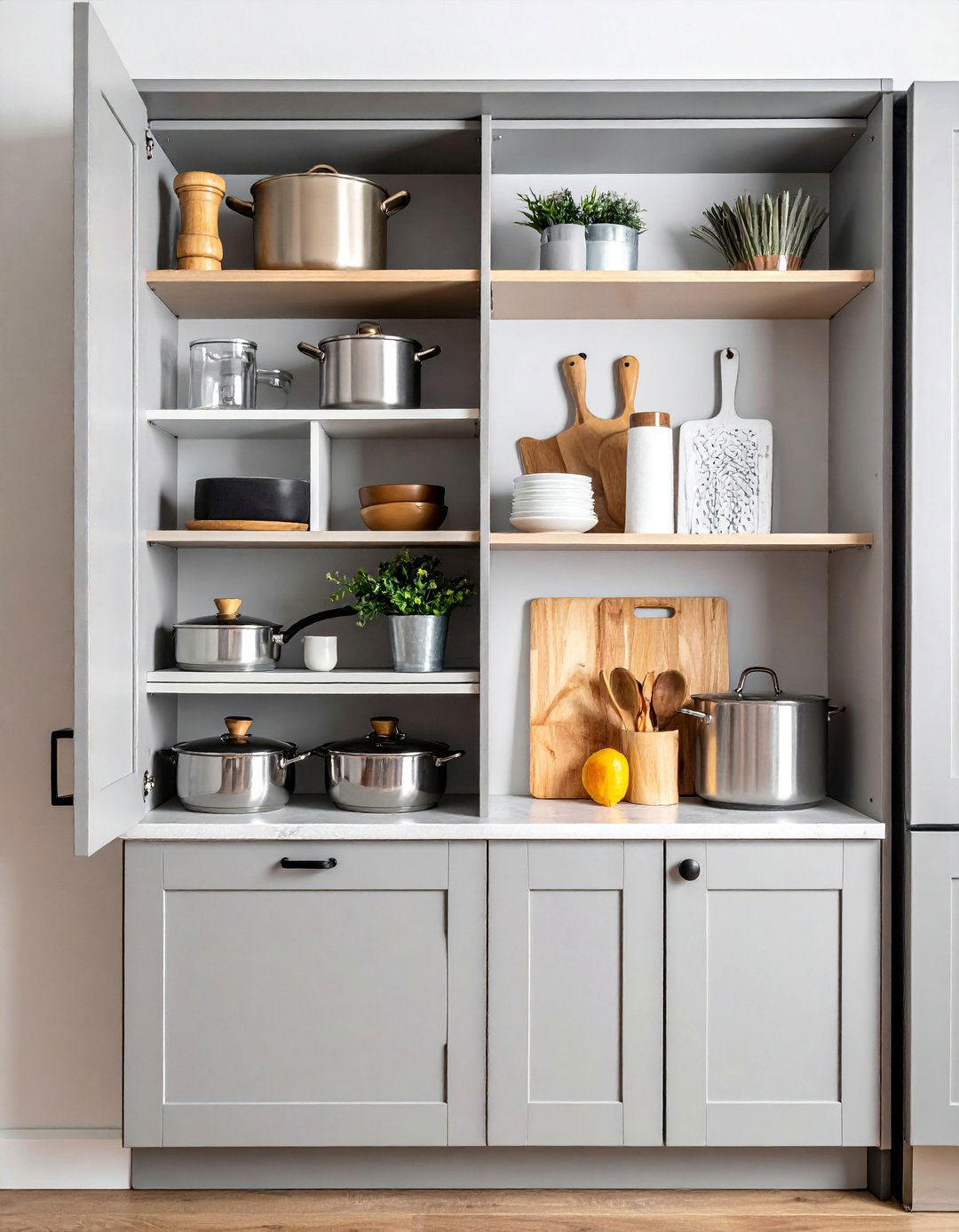 Pot and Pan Organization - 40 Kitchen Organization Ideas to Maximize Your Space