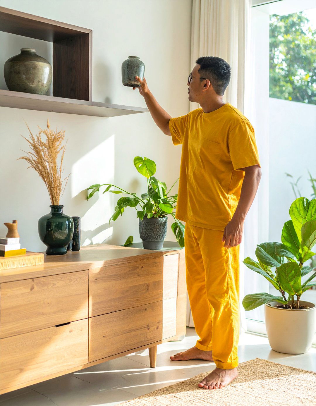 Practice the One In One Out Rule - 30 Zen Living Room Ideas for a Peaceful Ambiance