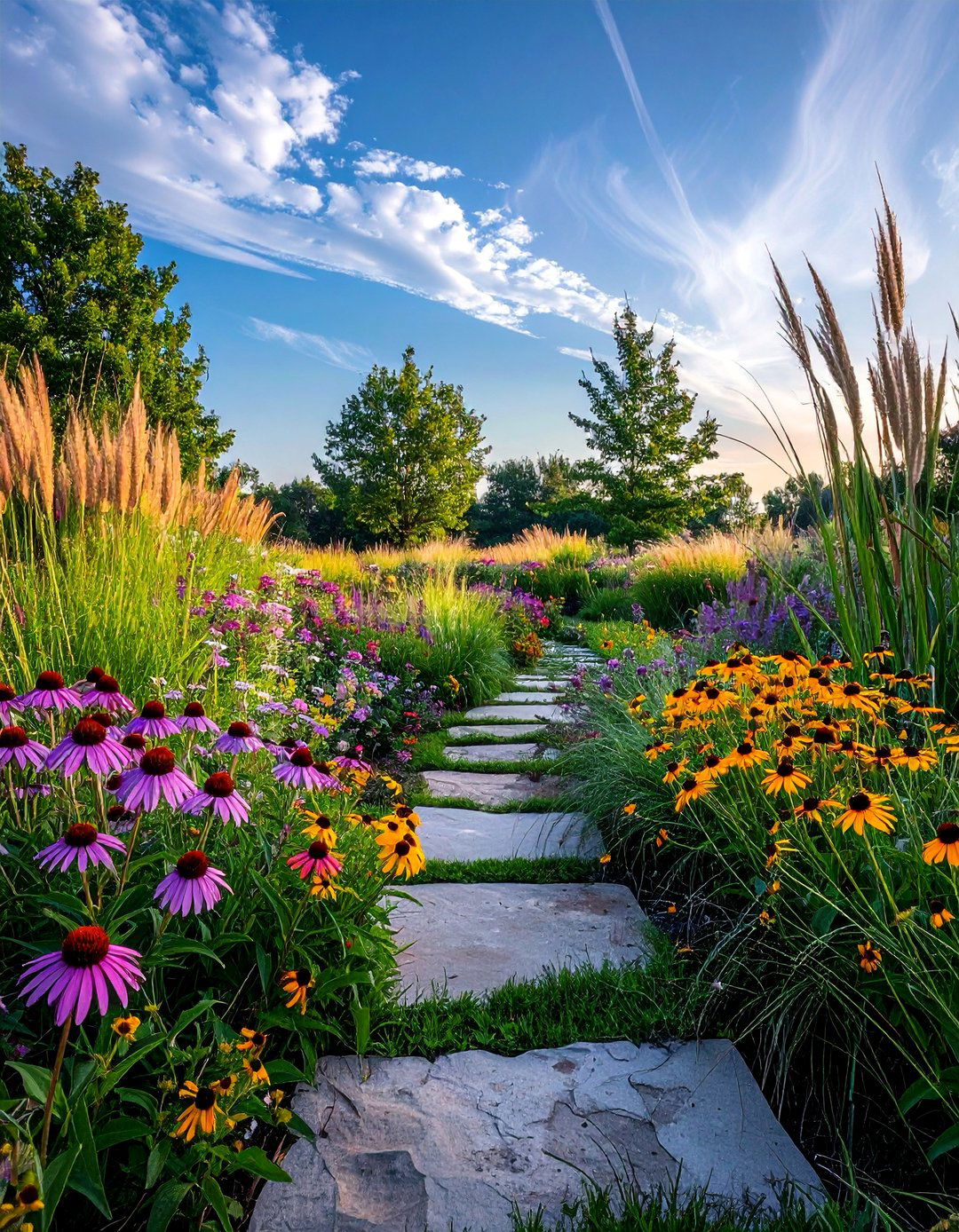 Prairie Flower Garden - 30 Flower Garden Ideas to Transform Your Outdoor Space