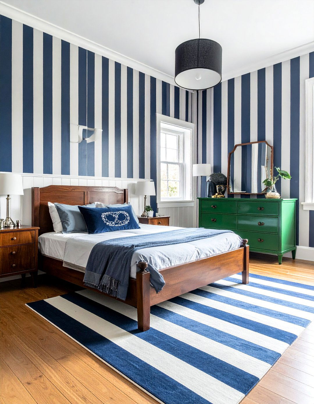 Preppy Aesthetic Room with Crisp Colors - 40 Aesthetic Room Ideas for a Stylish Home