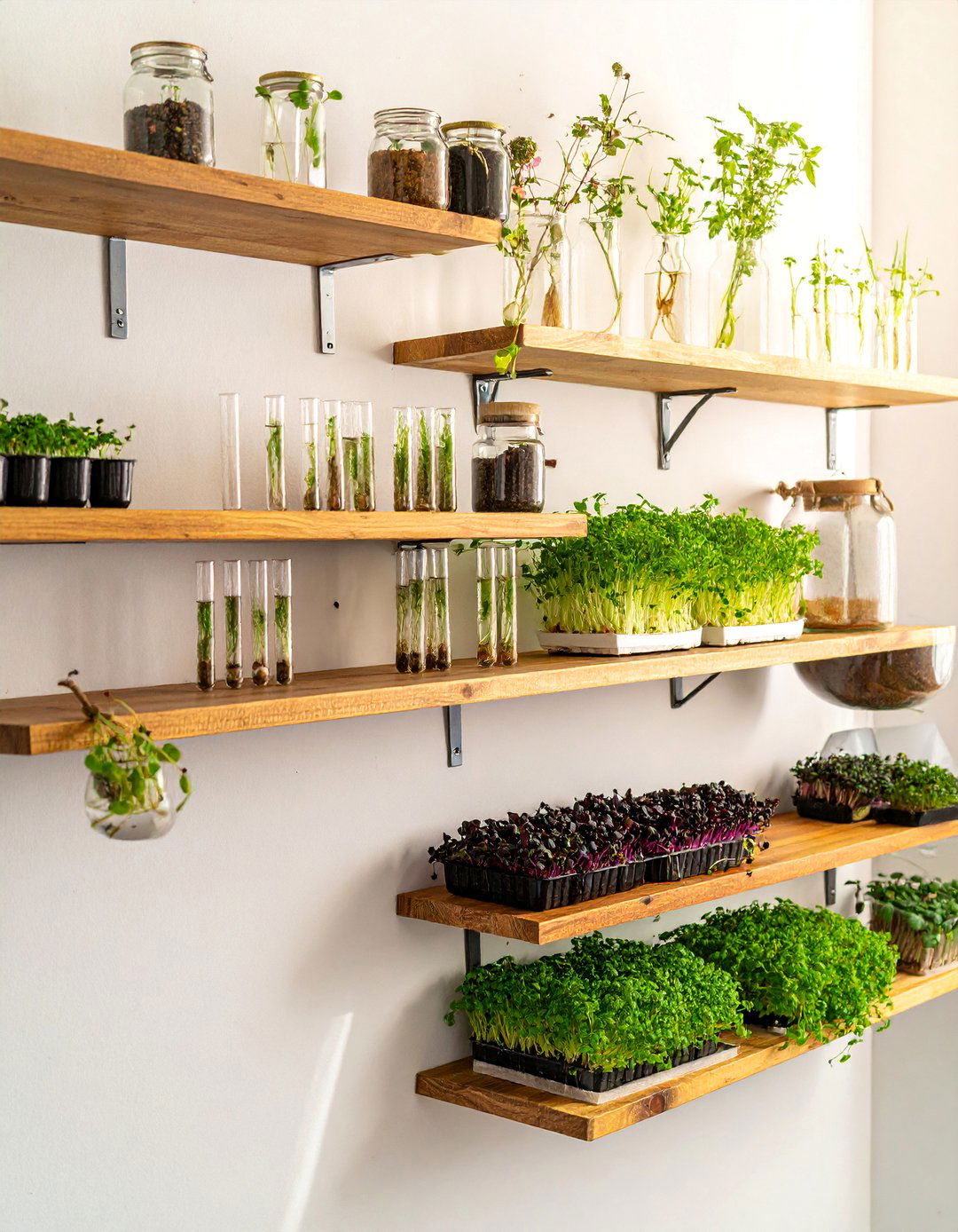 Propagation Station Plant Room Wall - 20 Plant Room Ideas to Bring Nature Indoors