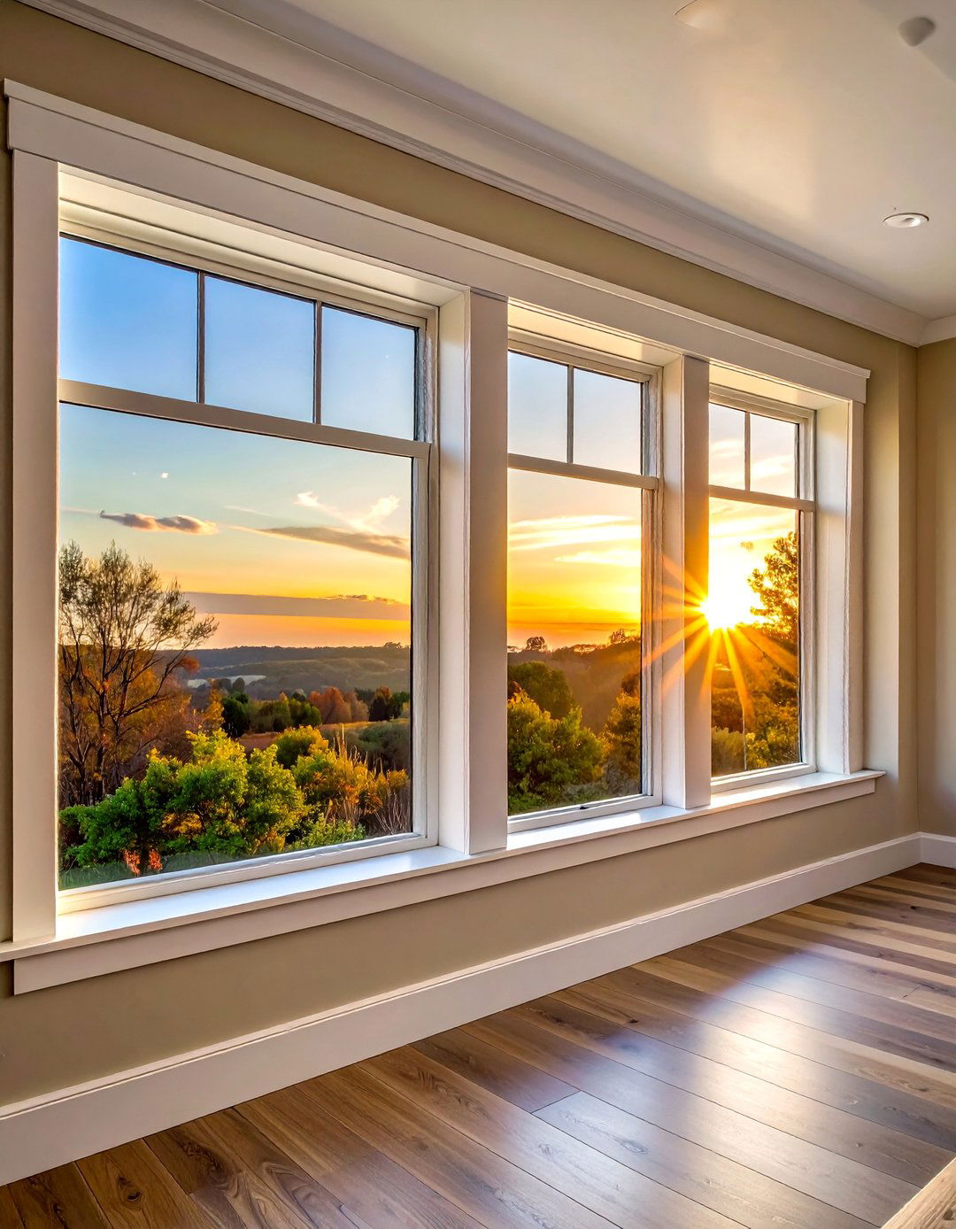 Ranch Style Clean Lines - 25 Modern Window Trim Ideas to Elevate Your Home's Style