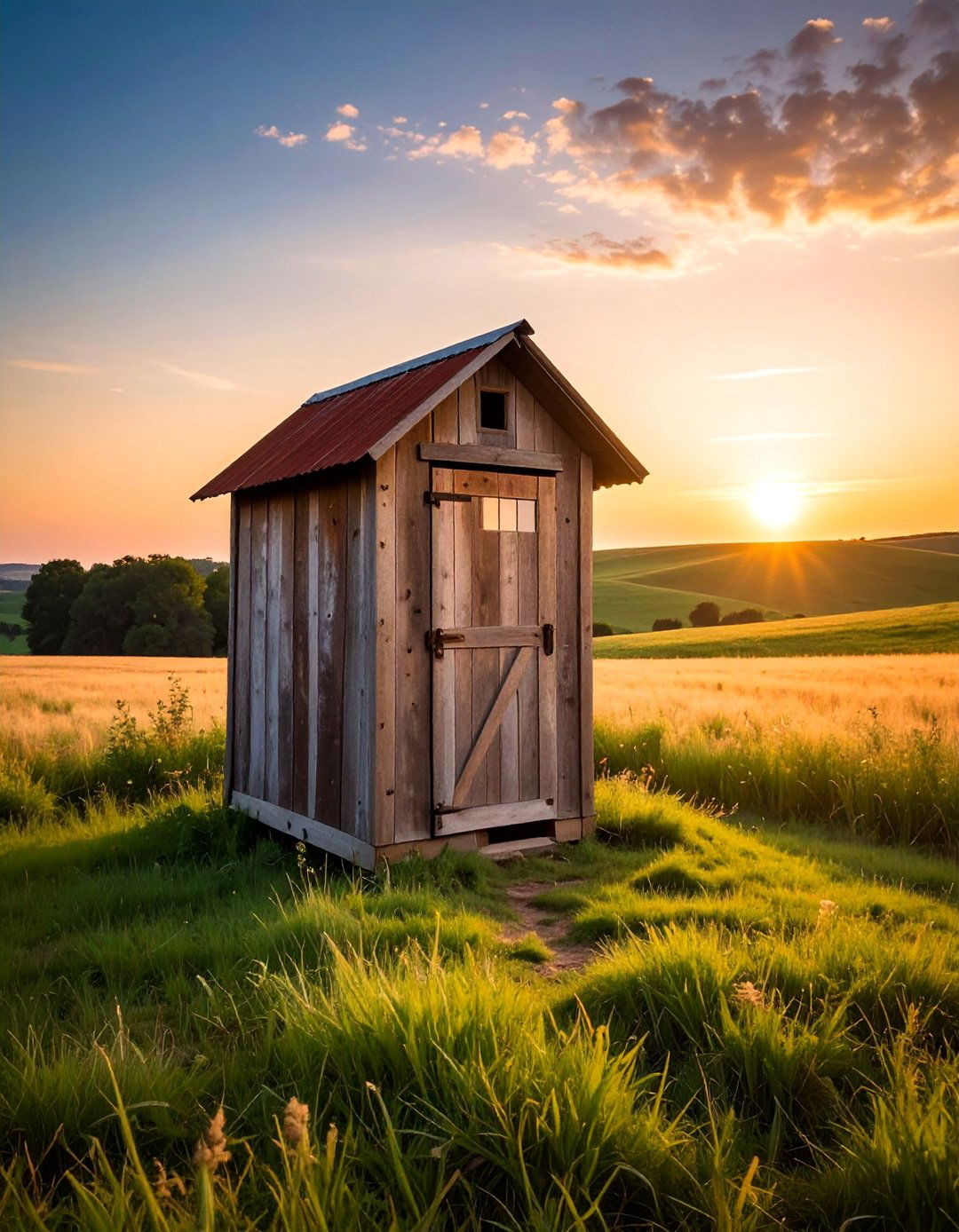 Reclaimed Barn Wood Outhouse - 20 Luxury Outhouse Ideas for a Unique Design