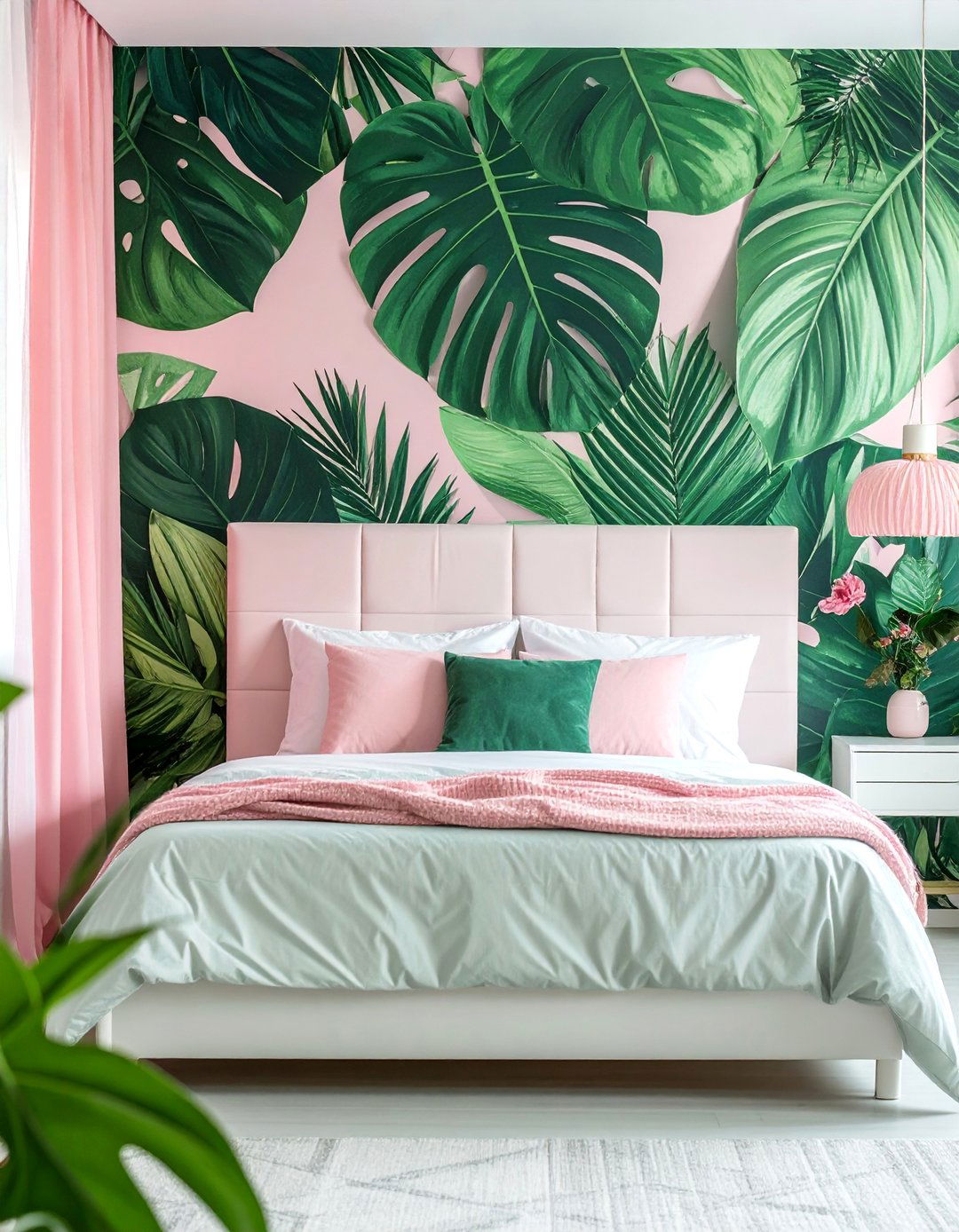 Removable Wallpaper Accent Wall - 40 Teenage Girl Bedroom Ideas for a Stylish and Personal Space