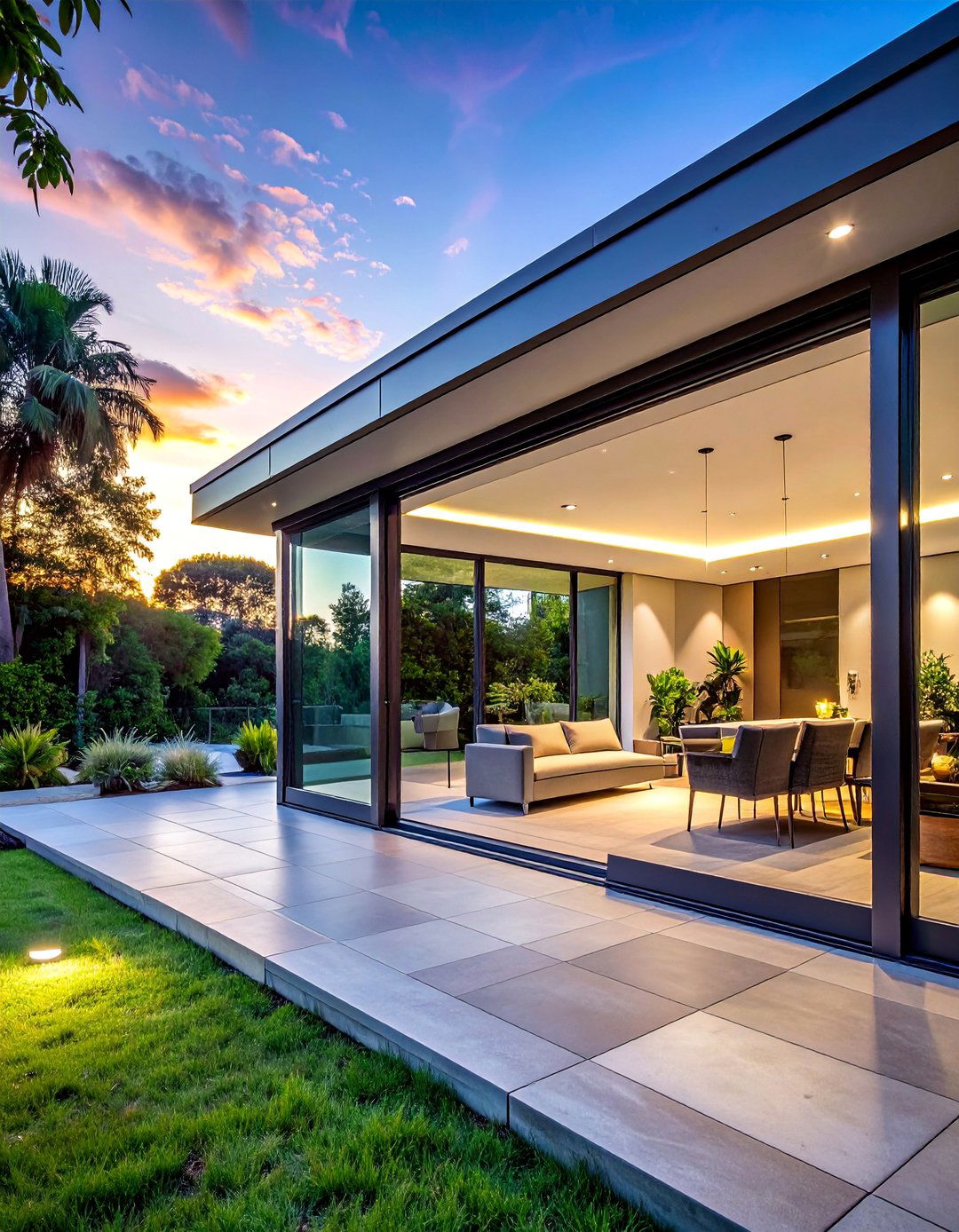 Retractable Glass Wall Patio - 25 Enclosed Patio Ideas for Outdoor Comfort