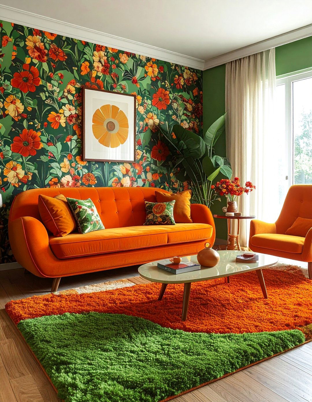 Retro Aesthetic Room with 70s Color Palette - 40 Aesthetic Room Ideas for a Stylish Home