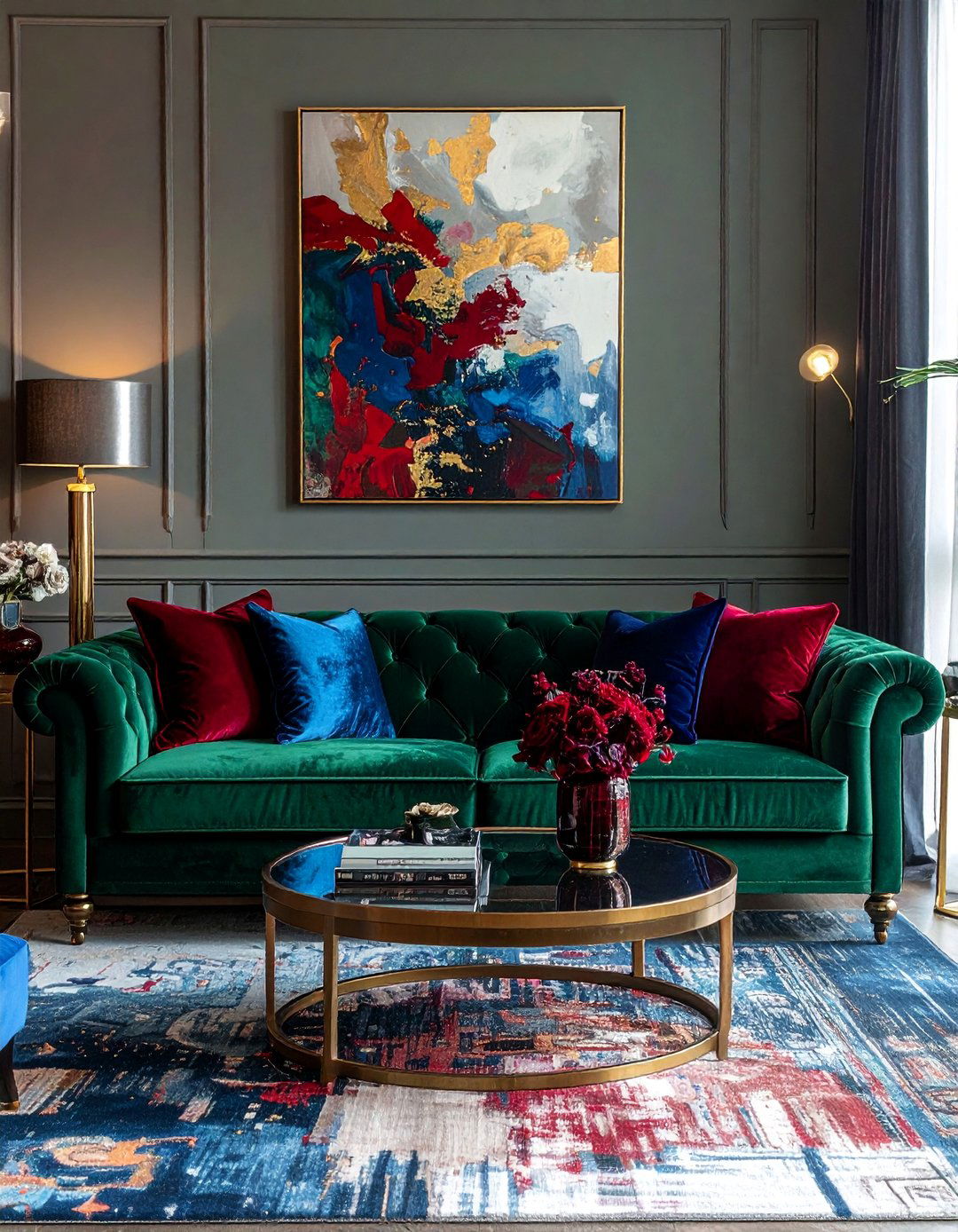 Rich Jewel Toned Velvet Upholstery - 30 Maximalist Decor Ideas for Bold Interiors