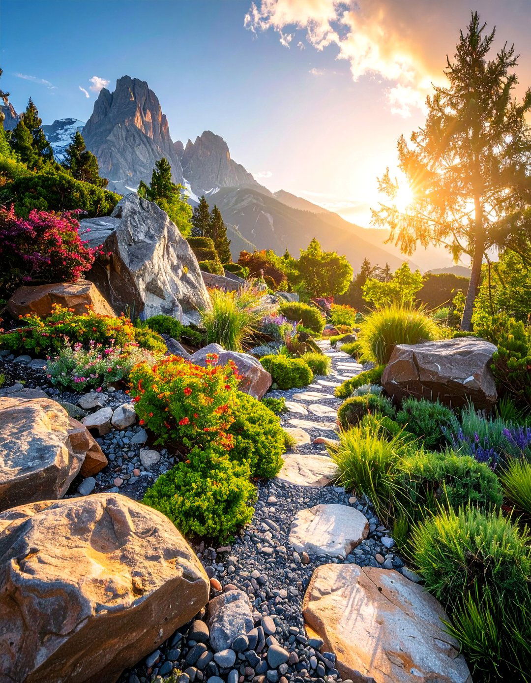 Rock Garden Alpine Designs - 40 Luxury Landscaping Ideas for a Stunning Yard