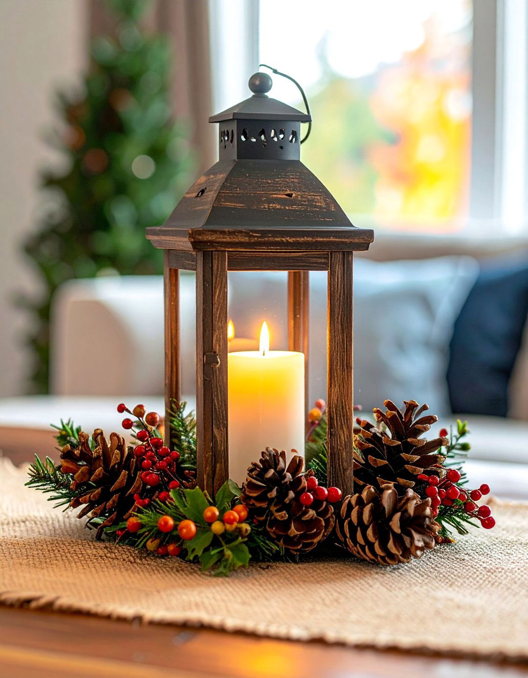 Rustic Lantern Decor Centerpiece - 30 Lantern Decor Ideas to Illuminate Your Home and Garden