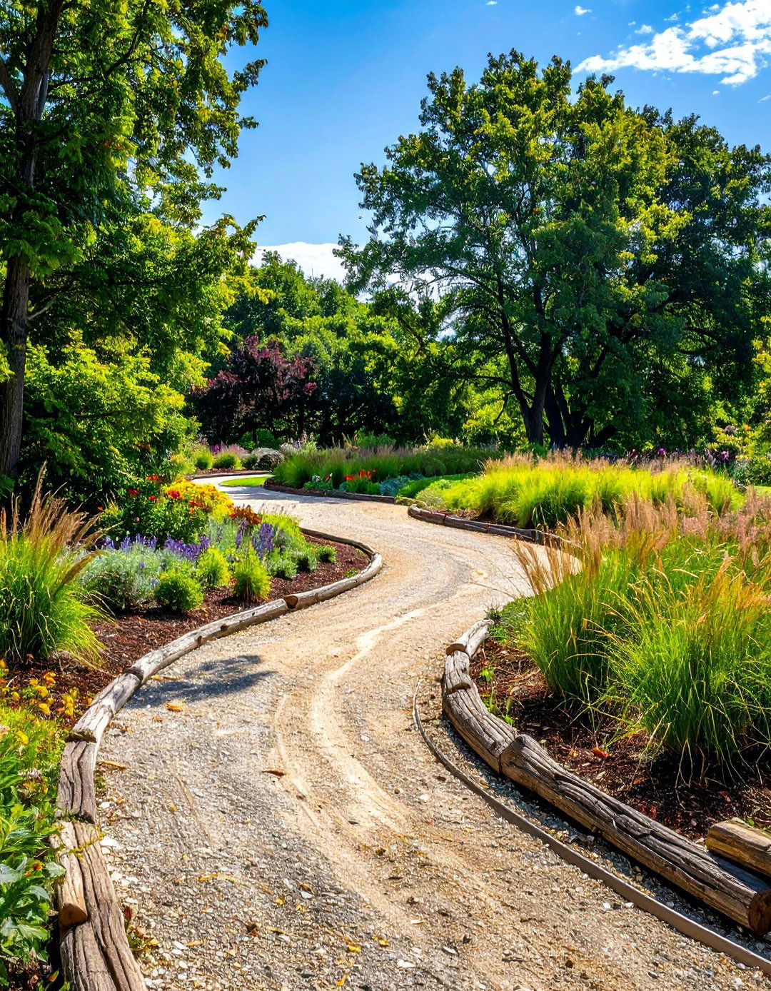 Rustic Naturalized Wildscape - 30 Circular Driveway Landscaping Ideas for Your Home