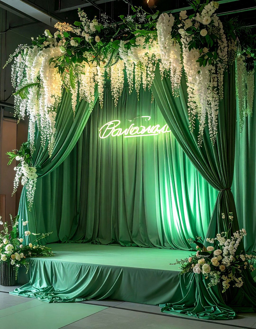 Sage Green Photo Booth Backdrop - 30 Stunning Sage Green Wedding Ideas for a Serene Day