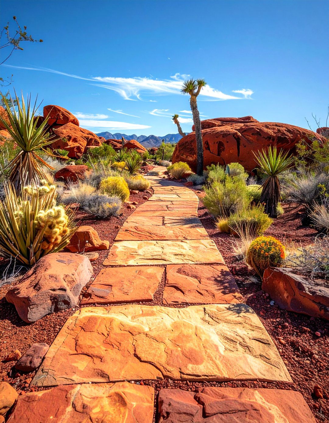Sandstone Desert Walkways - 40 Backyard Walkway Ideas for a Beautiful Garden