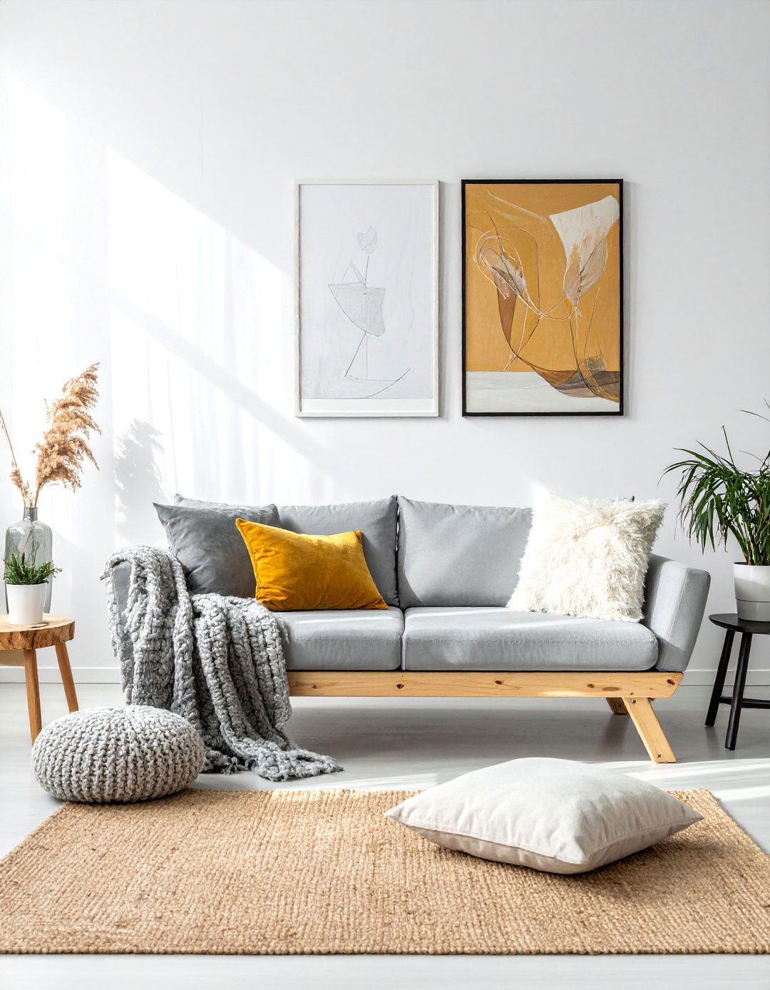 Scandinavian Aesthetic Room with Cozy Textiles - 40 Aesthetic Room Ideas for a Stylish Home