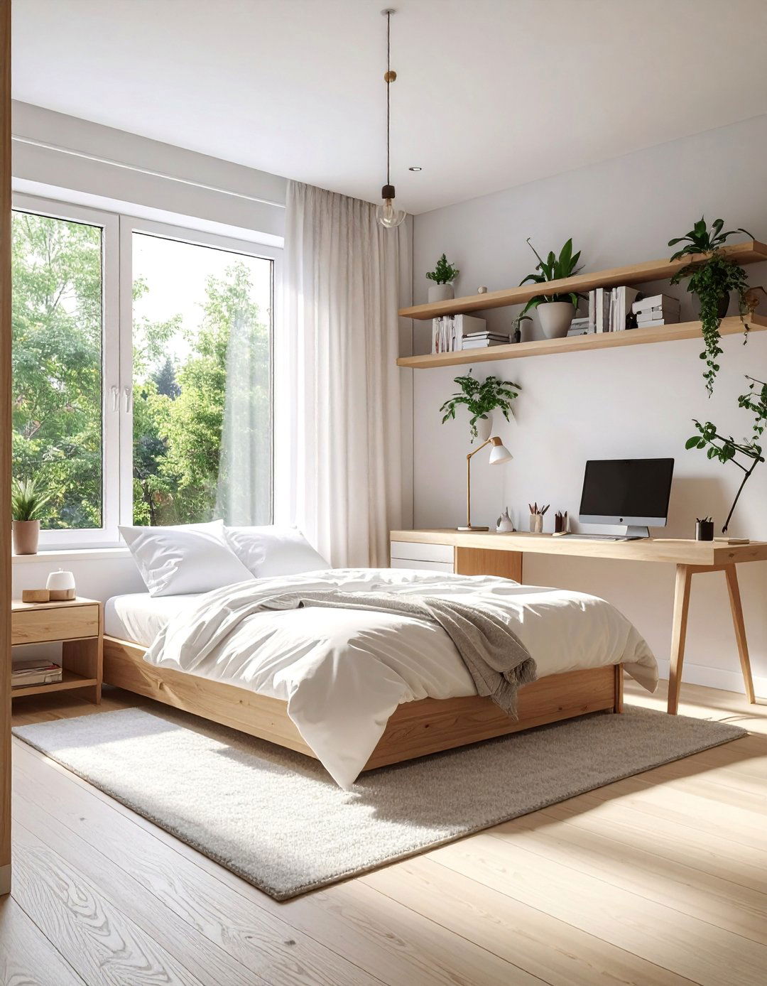 Scandinavian Office Guest Room Design - 30 Office Guest Room Ideas for a Functional Space
