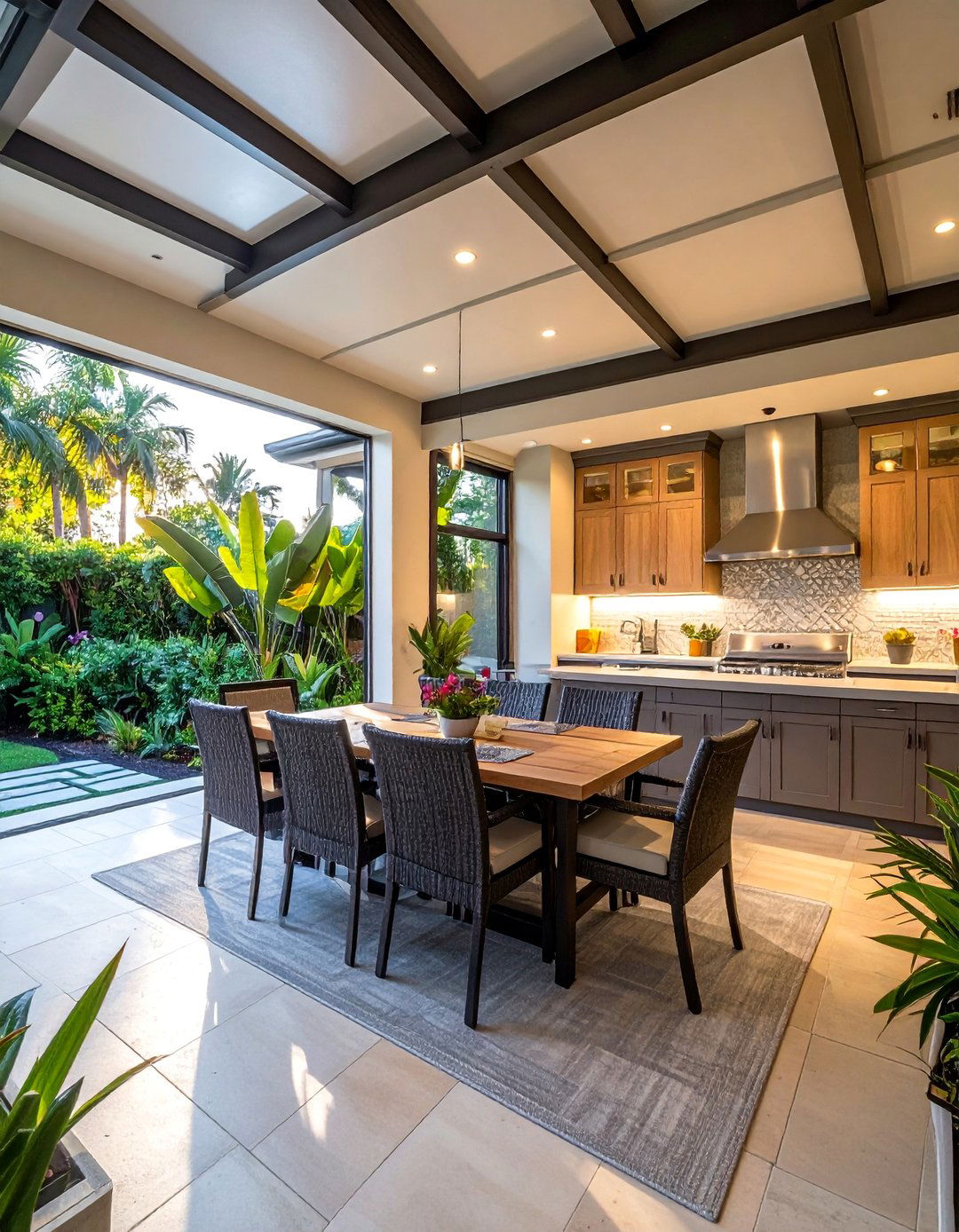 Screened In Lanai Kitchen for Pest Free Cooking - 20 Lanai Kitchen Ideas for Outdoor Cooking