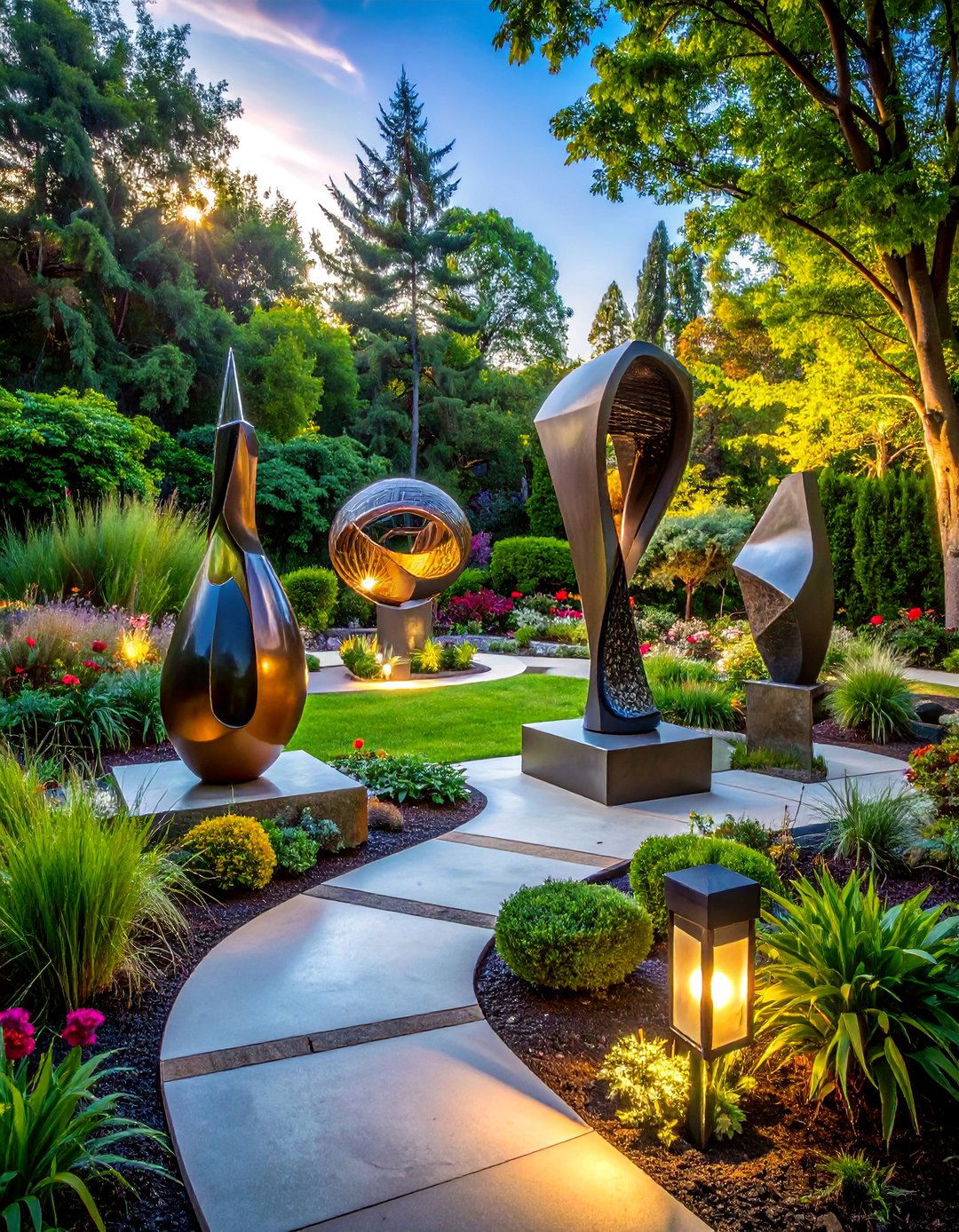 Sculptural Garden Art Installations - 40 Luxury Landscaping Ideas for a Stunning Yard