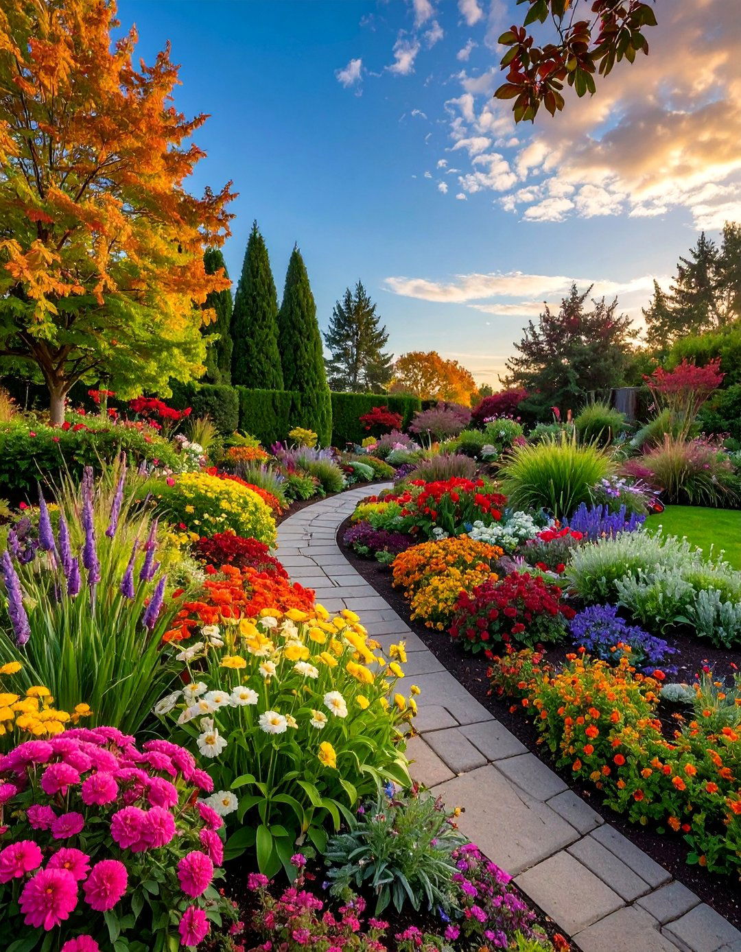 Seasonal Color Display Gardens - 40 Luxury Landscaping Ideas for a Stunning Yard