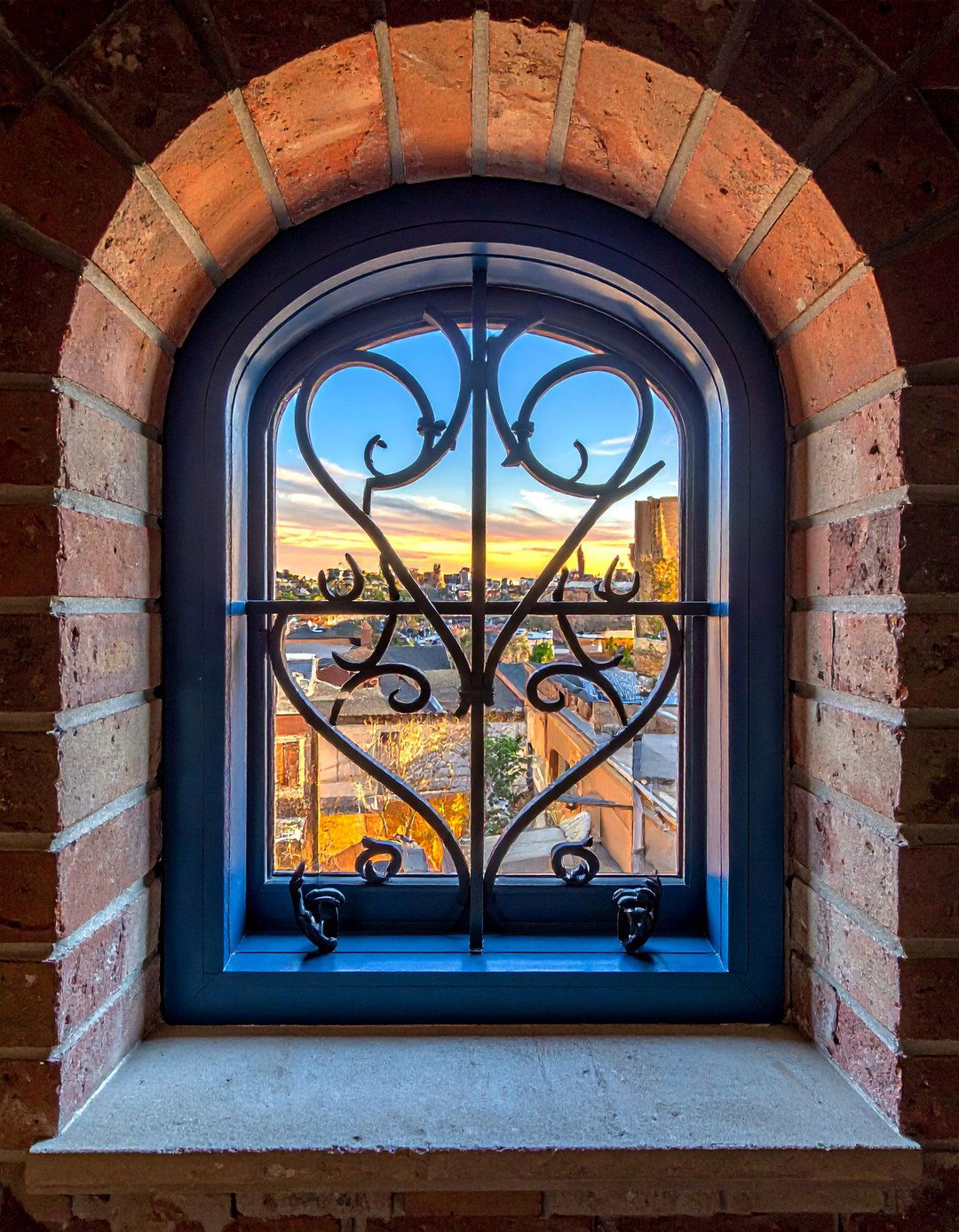 Security Window Bars with Decorative Designs - 30 Basement Window Ideas to Brighten Your Space