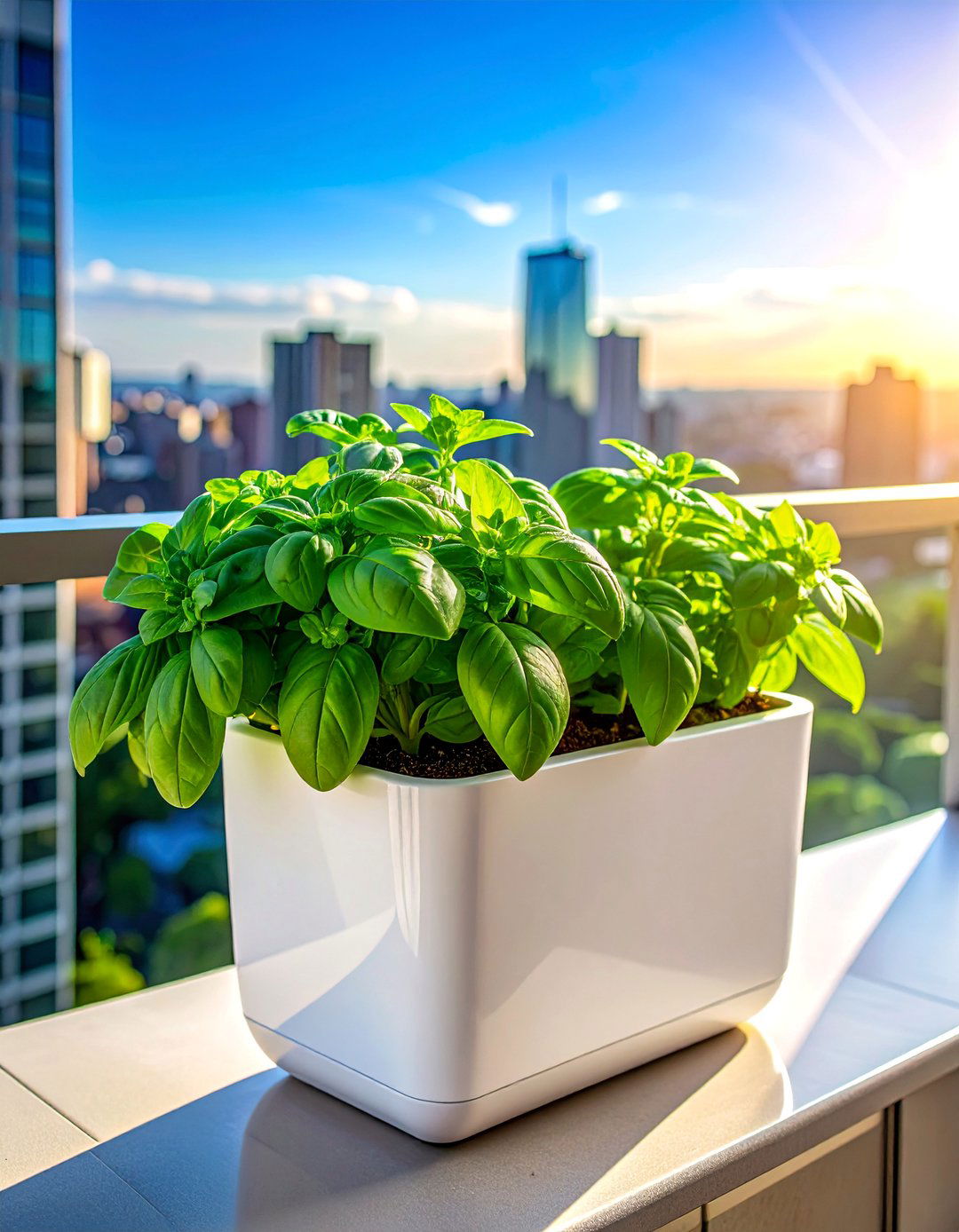 Self Watering Railing Container Garden - 40 Container Garden Ideas for Small Spaces