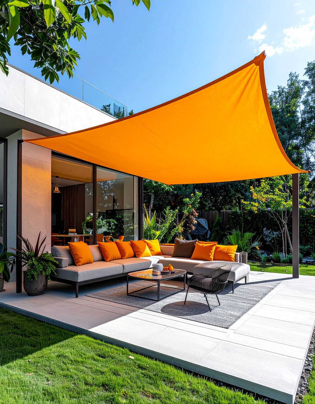 Shade Sail Privacy Systems - 30 Backyard Privacy Ideas to Create a Secluded Oasis