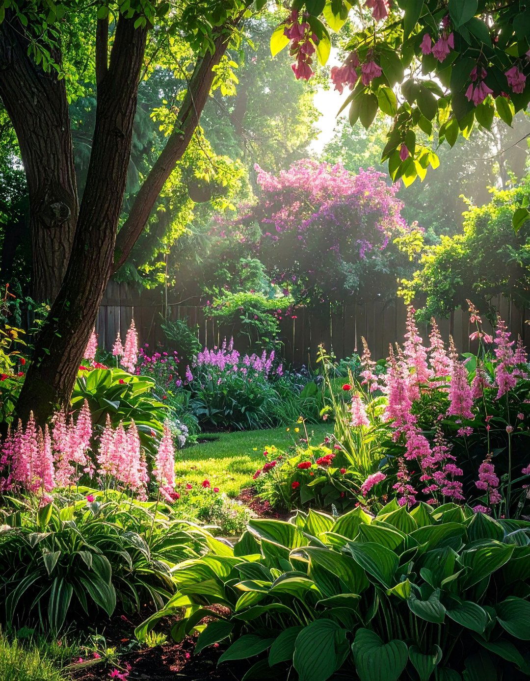 Shaded Flower Garden - 30 Flower Garden Ideas to Transform Your Outdoor Space