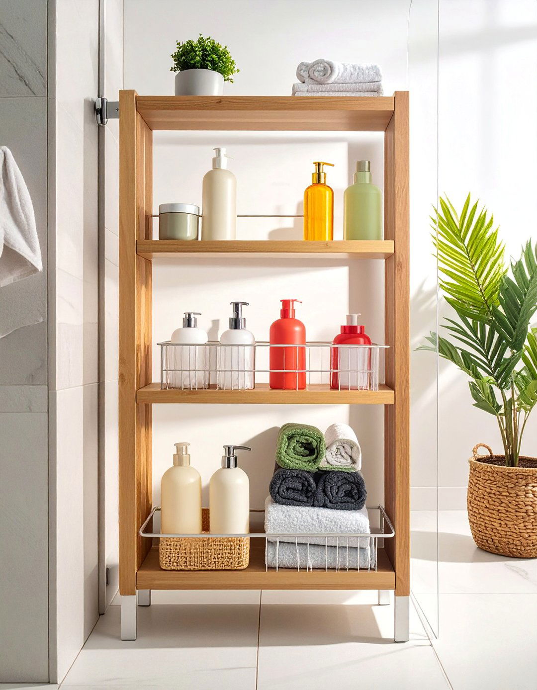 Shower Caddy Organization - 30 Small Apartment Storage Ideas for Every Room