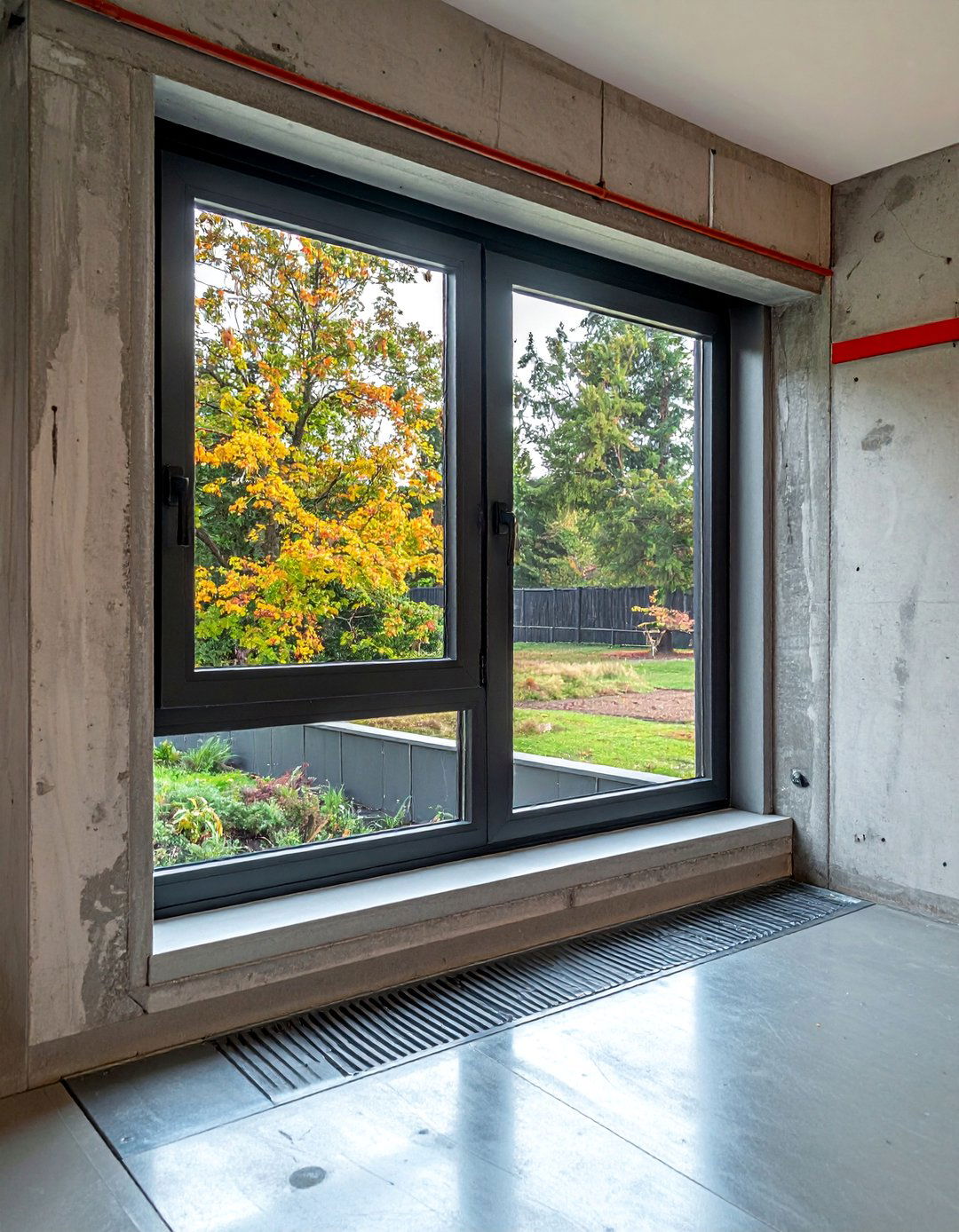 Sliding Basement Windows with Metal Wells - 30 Basement Window Ideas to Brighten Your Space