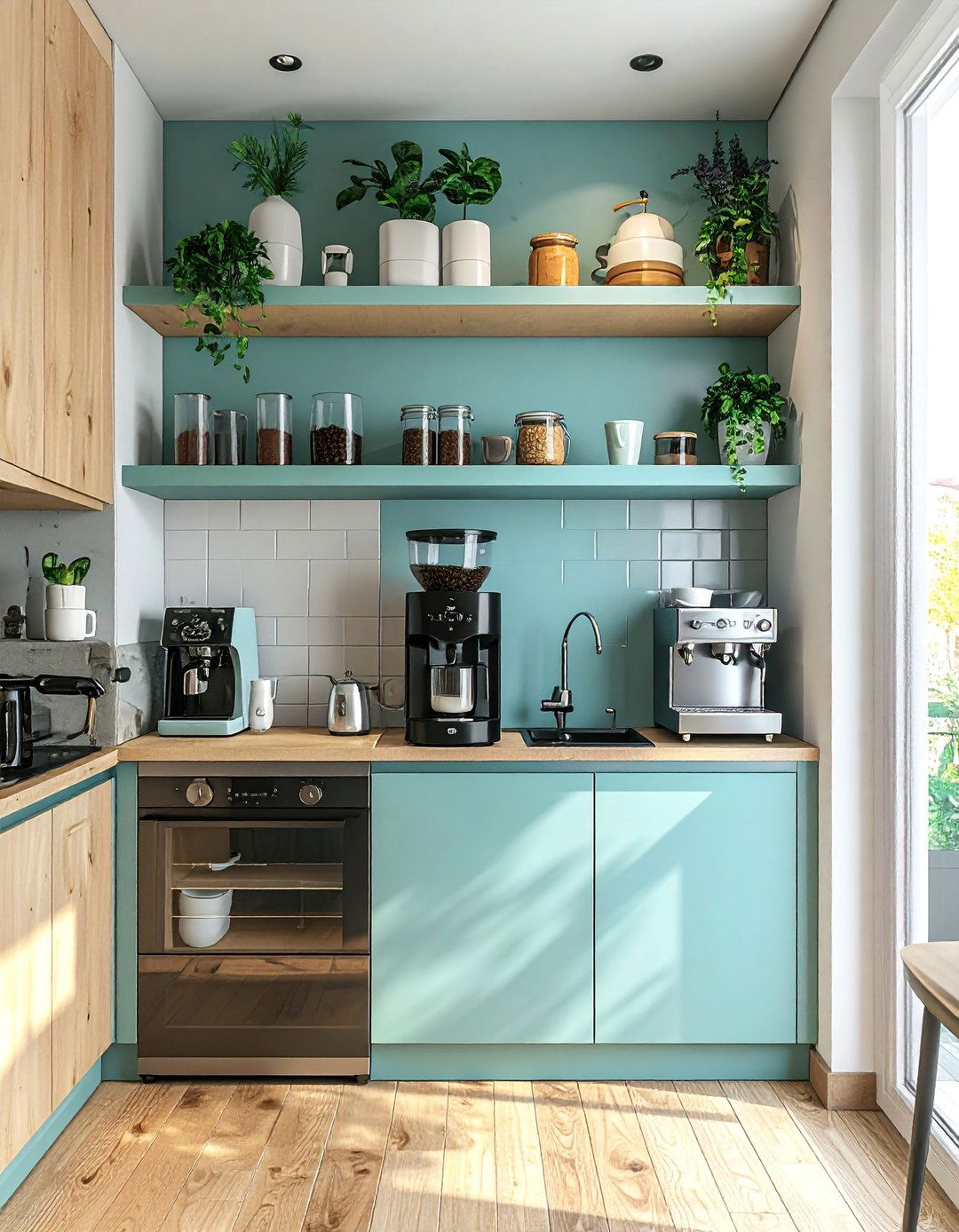 Small Apartment Coffee Solution - 40 Coffee Bar Ideas to Elevate Your Home Brewing Station
