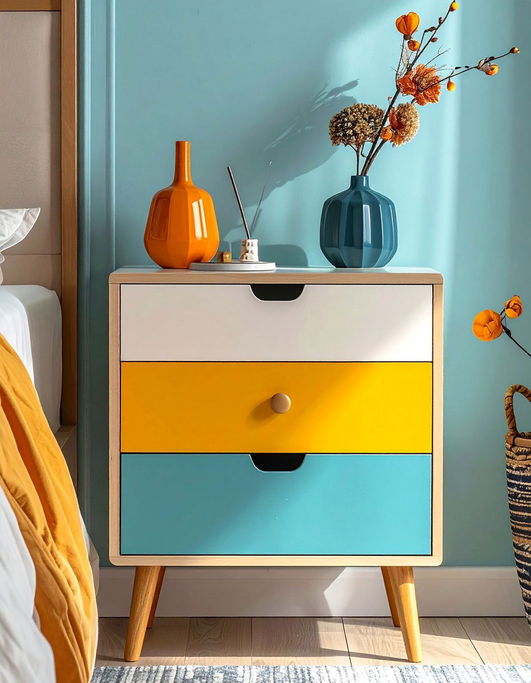 Small Space Compact Nightstand Solutions - 20 Nightstand Ideas to Enhance Your Bedroom Decor