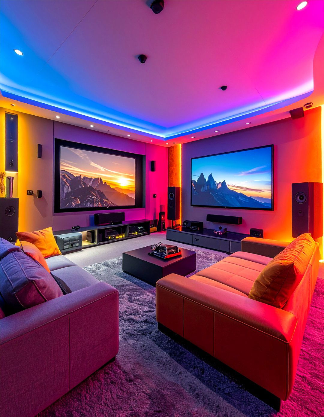 Small Space Theater Maximization - 20 Modern Home Theater Ideas for an Immersive Experience