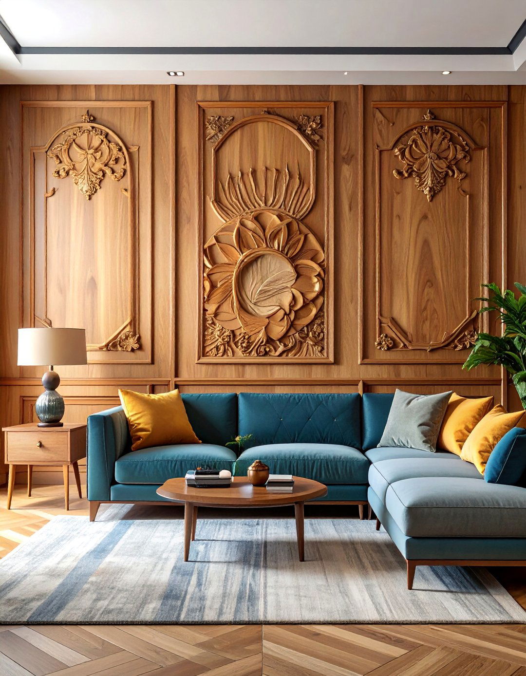Smart Technology Integration Panels - 40 Wall Paneling Ideas to Elevate Your Home's Interior Design