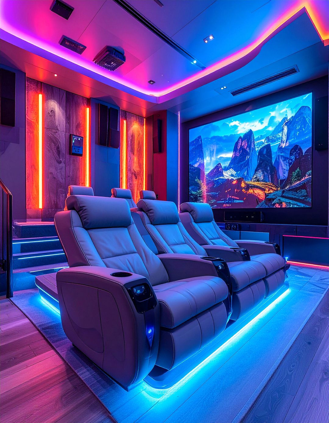 Smart Technology Integration Theater - 20 Modern Home Theater Ideas for an Immersive Experience