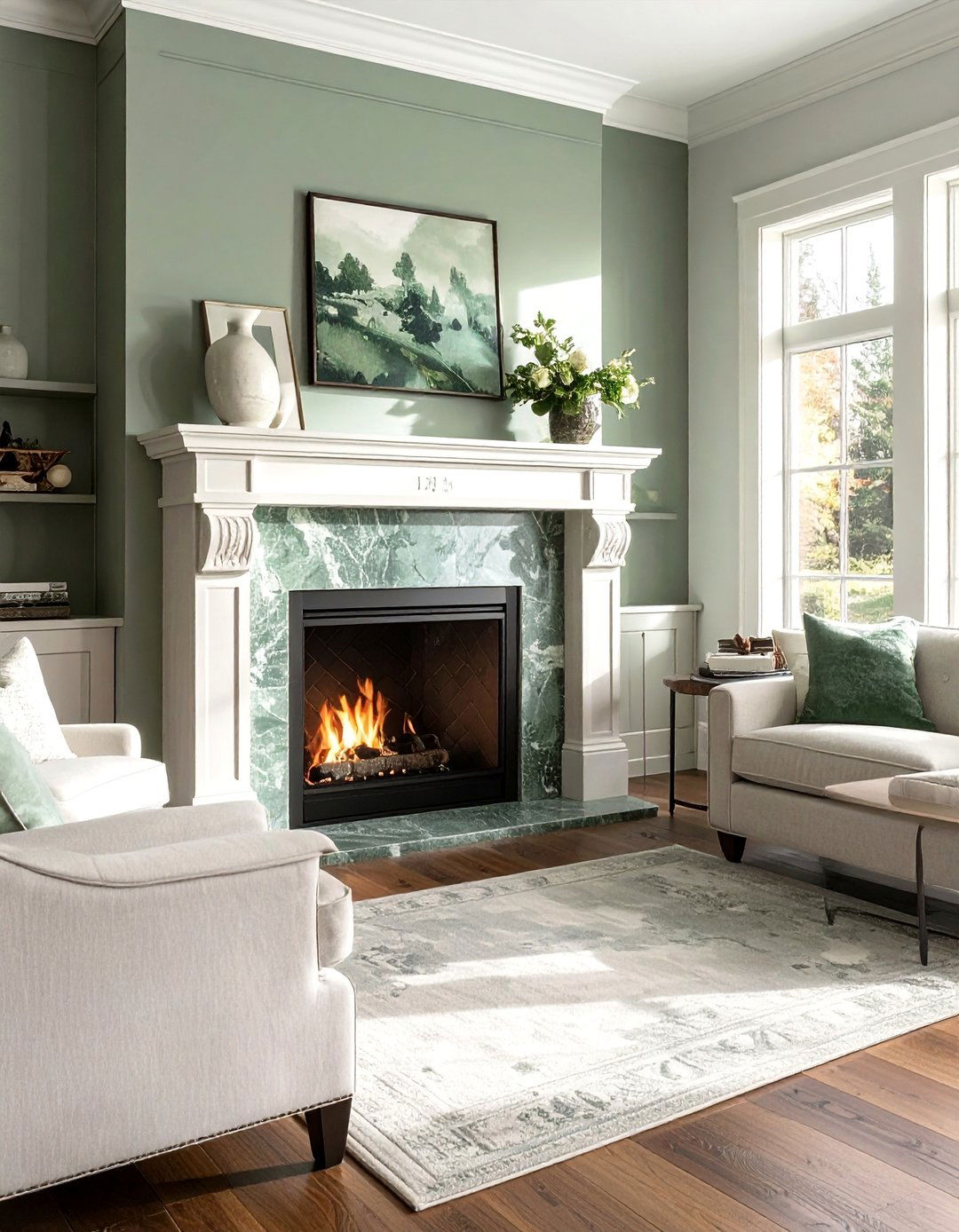 Soapstone Fireplace Surround - 30 Craftsman-style Fireplace Ideas for a Cozy Home