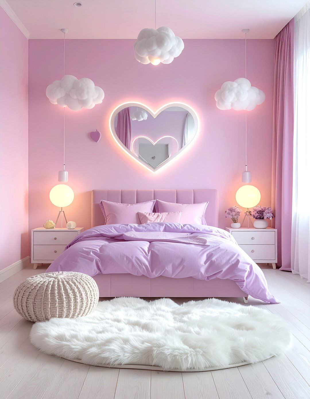 Soft Girl Aesthetic Room with Pastel Hues - 40 Aesthetic Room Ideas for a Stylish Home