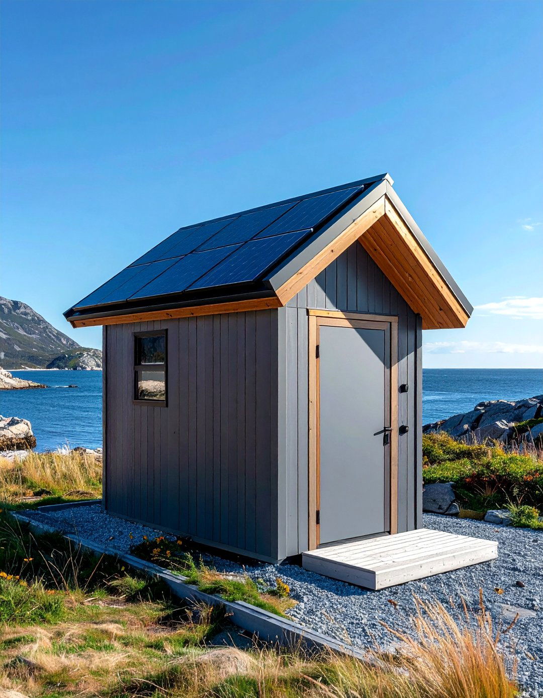 Solar Powered Outhouse with Modern Tech - 20 Luxury Outhouse Ideas for a Unique Design