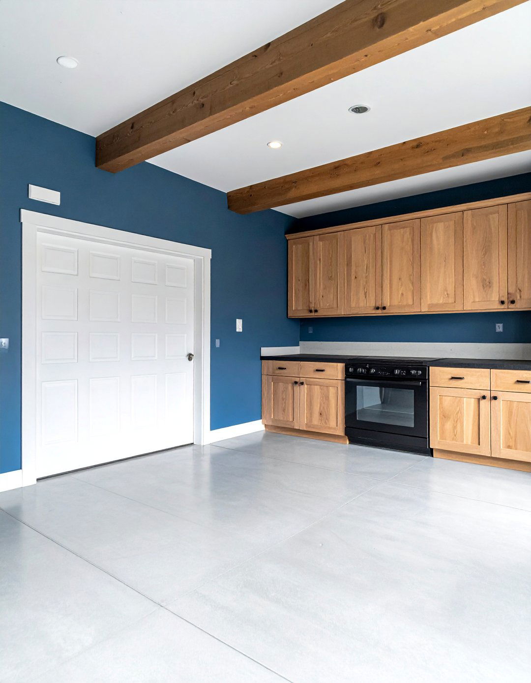 Soothing Slate Blue Garage Walls - 25 Garage Paint Ideas to Refresh Your Space