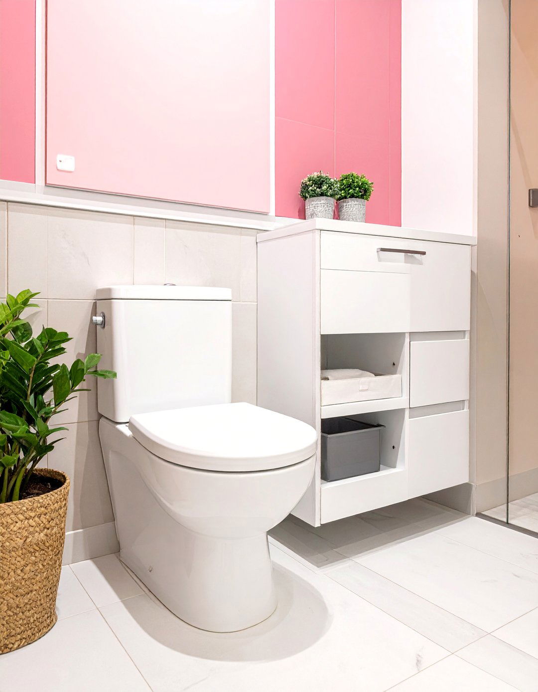 Space Saving Roll Out Drawers - 25 Over Toilet Storage Ideas to Maximize Bathroom Space