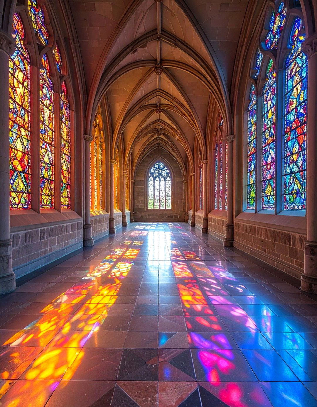 Stained Glass Windows with Tracery - 25 Gothic Castle Ideas for a Dramatic and Unique Home