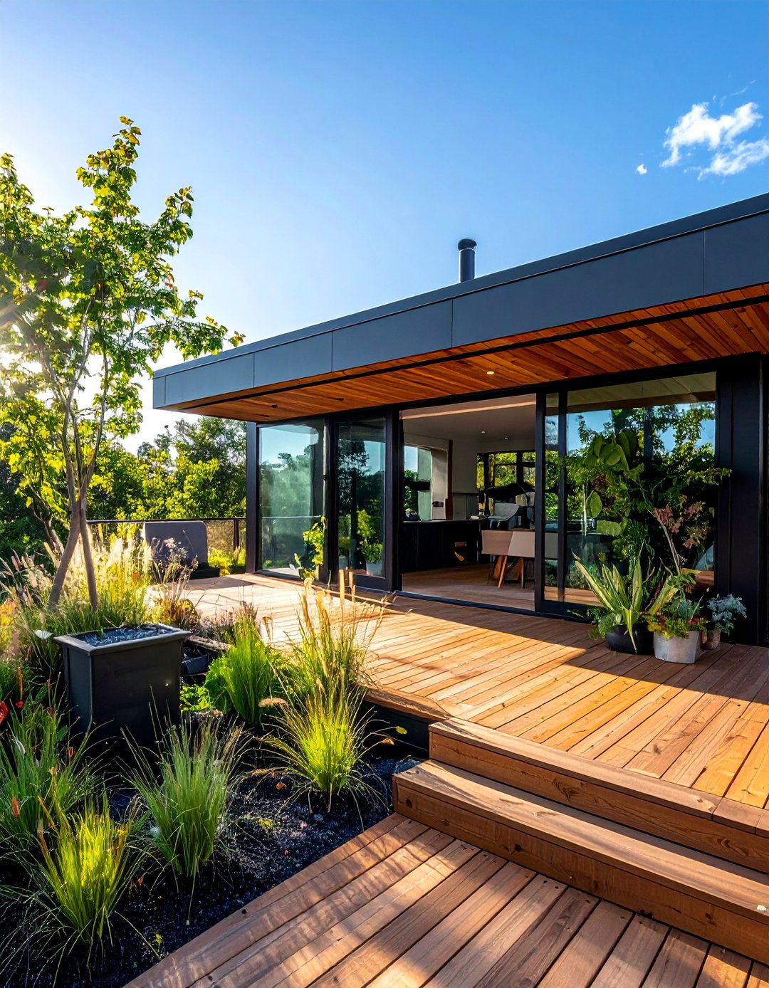 Sustainable Eco Friendly Platform - 30 Large Deck Ideas for Outdoor Entertaining and Relaxation