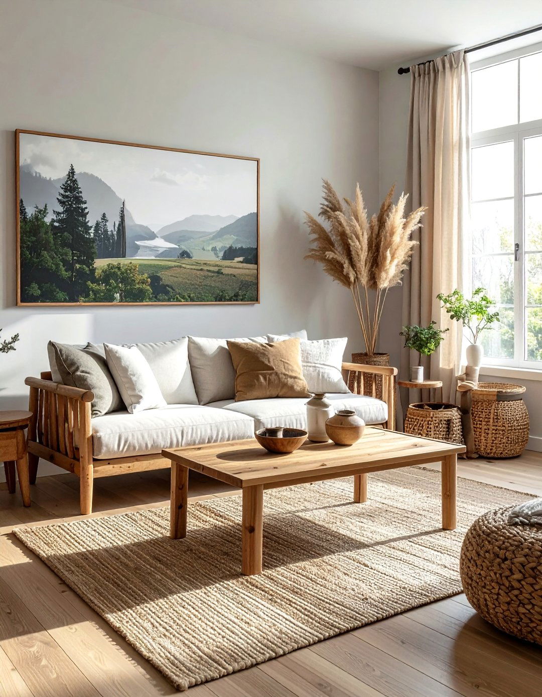 Sustainable Material Choices - 25 Organic Modern Living Room Design Ideas for Serenity
