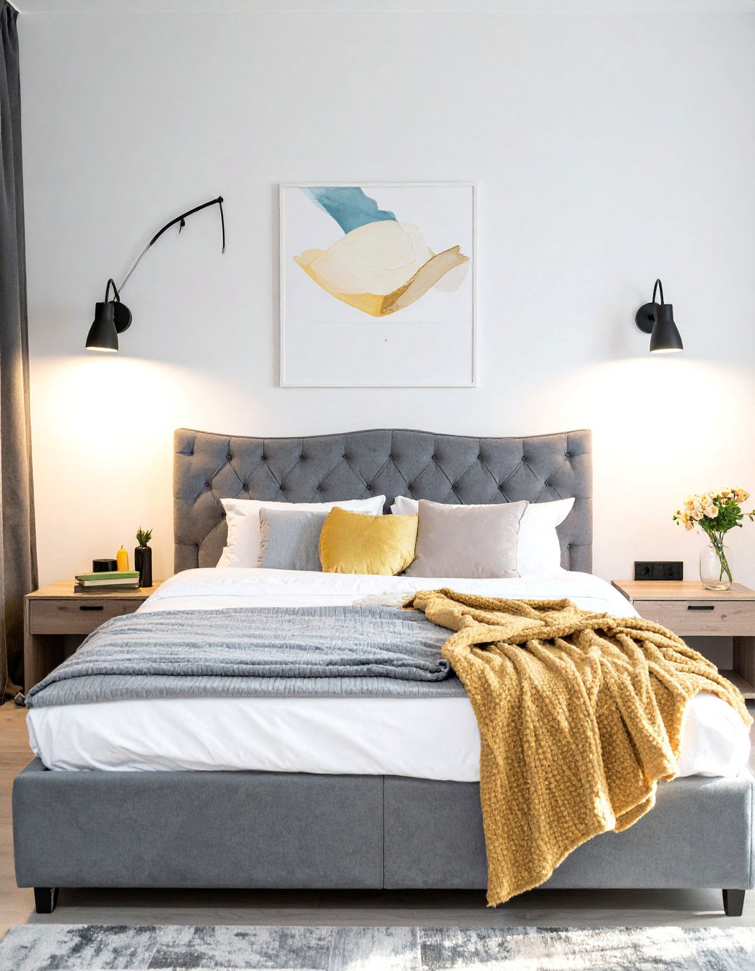 Swing Arm Wall Sconces for Bedside Lighting - 40 Teenage Girl Bedroom Ideas for a Stylish and Personal Space
