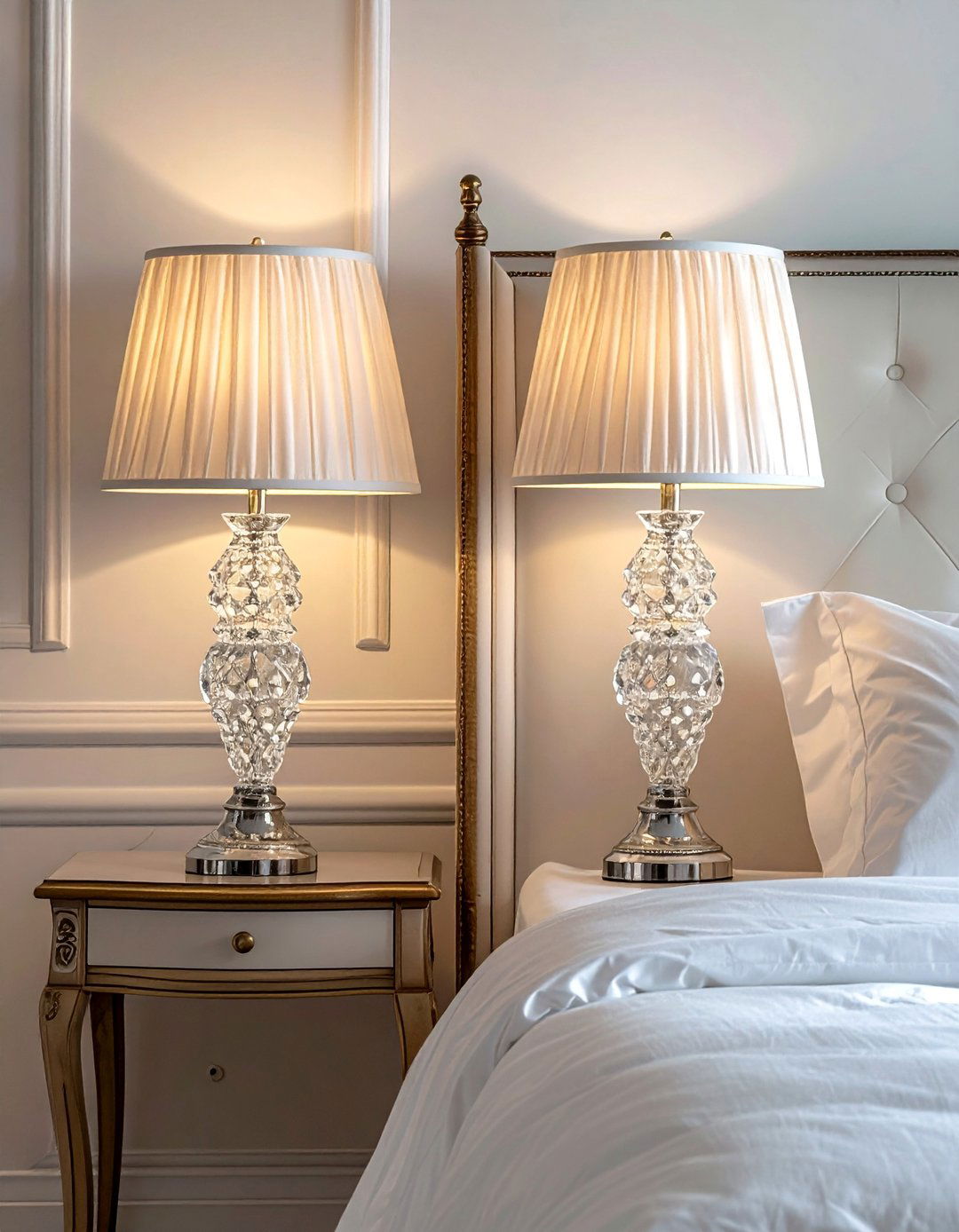 Symmetrical Bedside Lamp Placement - 25 French Bedroom Decor Ideas for Elegant Spaces