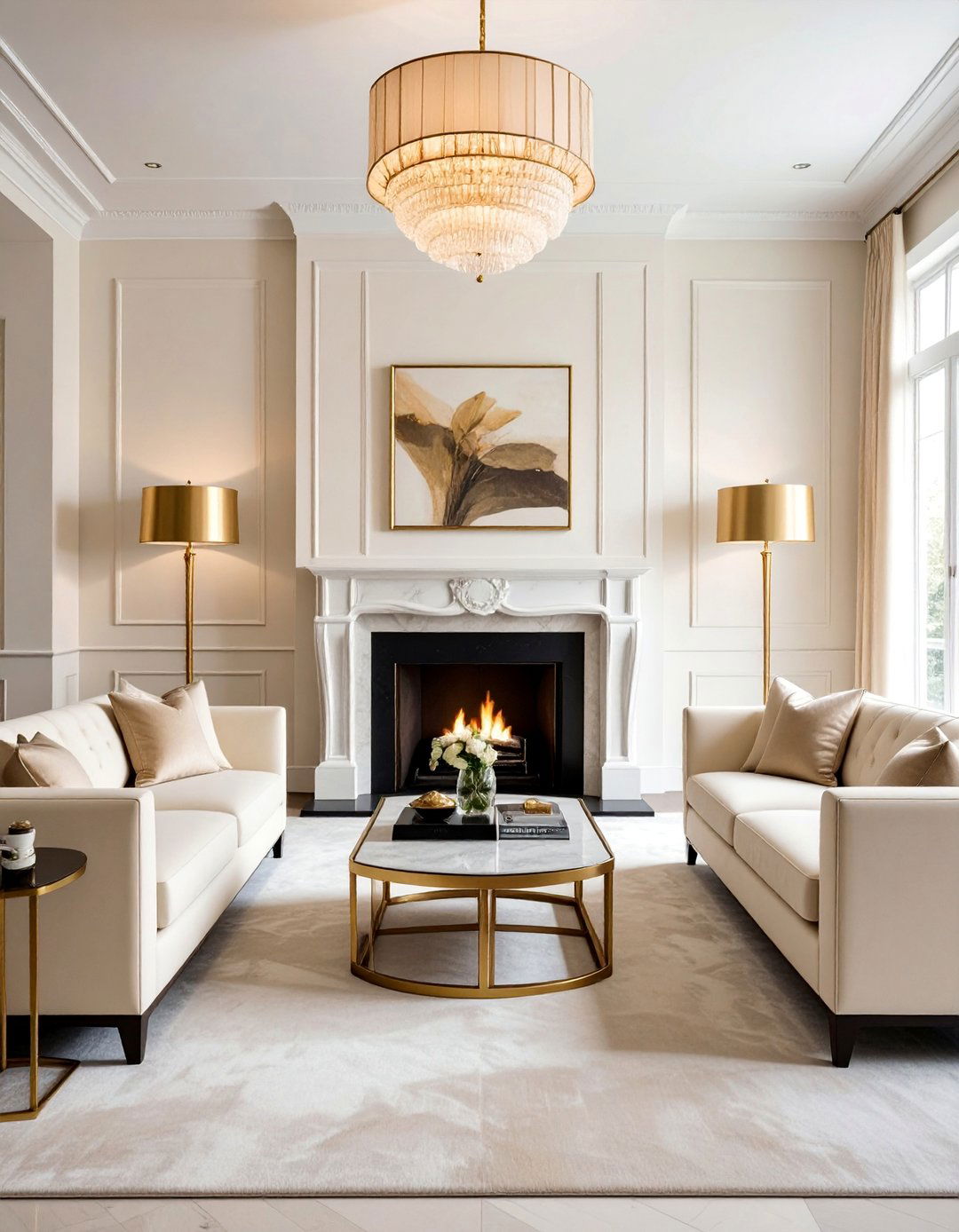 Symmetrical Living Room Layouts - 30 Art Deco Interior Design Ideas for a Glamorous Home