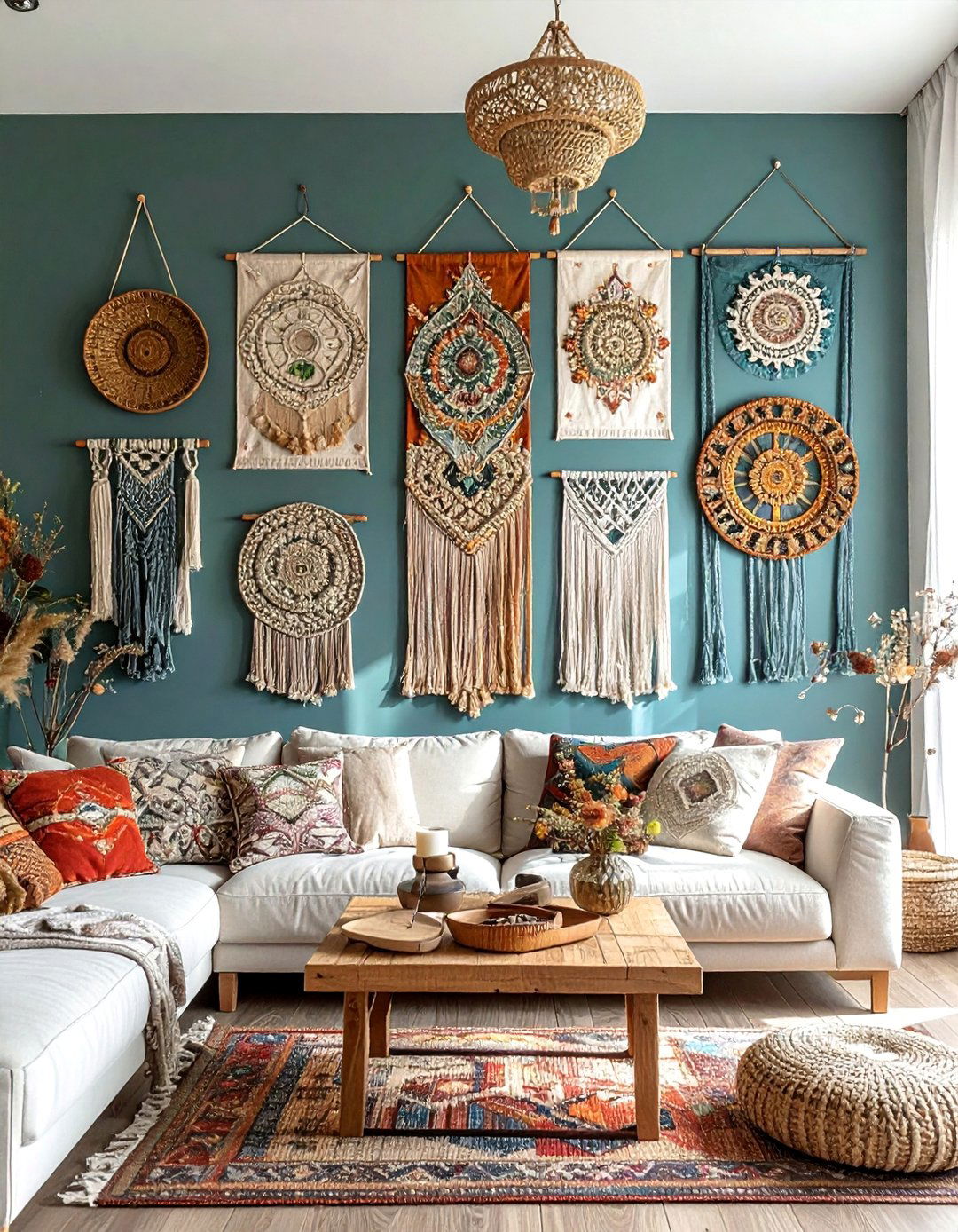 Tapestry Gallery Walls - 30 Boho Decor Ideas to Transform Your Home