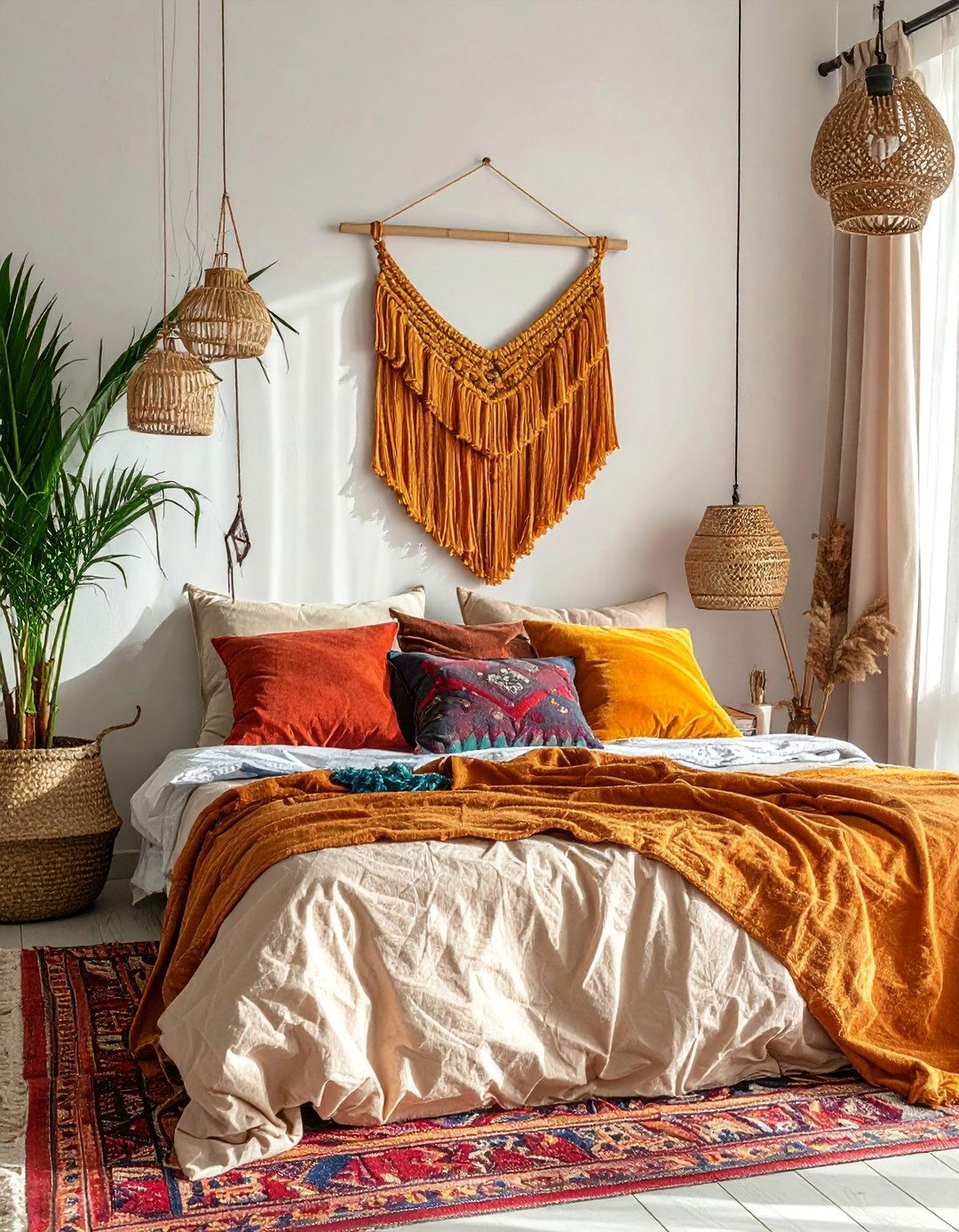 Tassel and Fringe Details in Boho Bedroom Decor - 40 Boho Bedroom Ideas for a Cozy and Eclectic Retreat