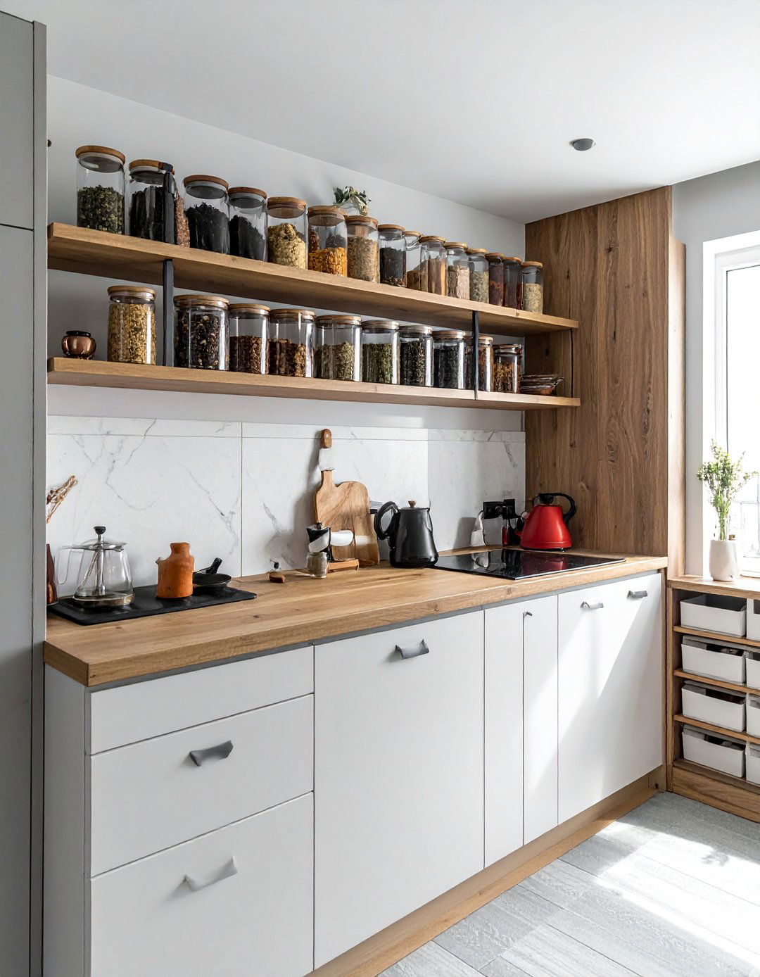 Tea Storage Organization - 40 Kitchen Organization Ideas to Maximize Your Space